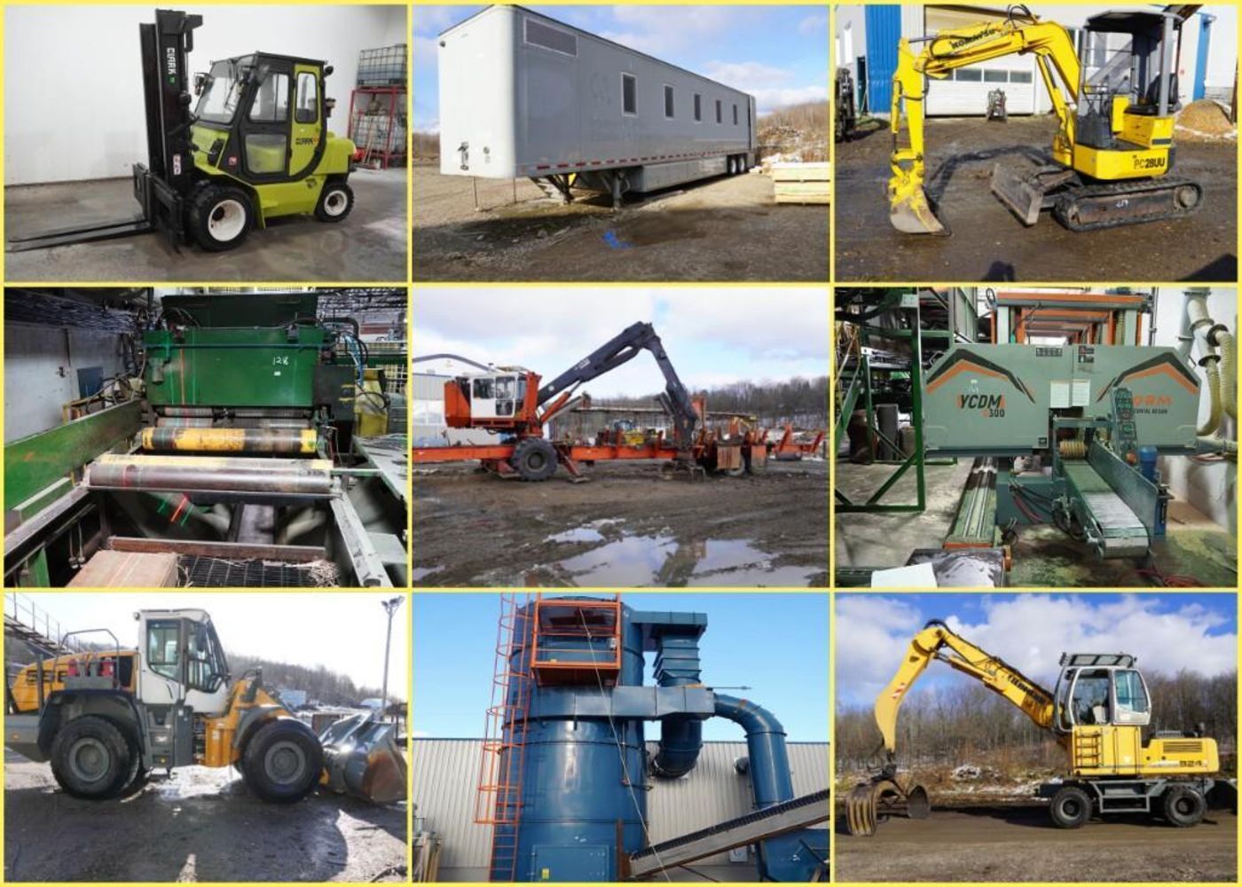 Canada Sawmill Liquidation - Online Only- Sainte-Thècle, QC