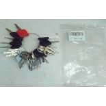 Heavy Equipment Key Set 36 Keys