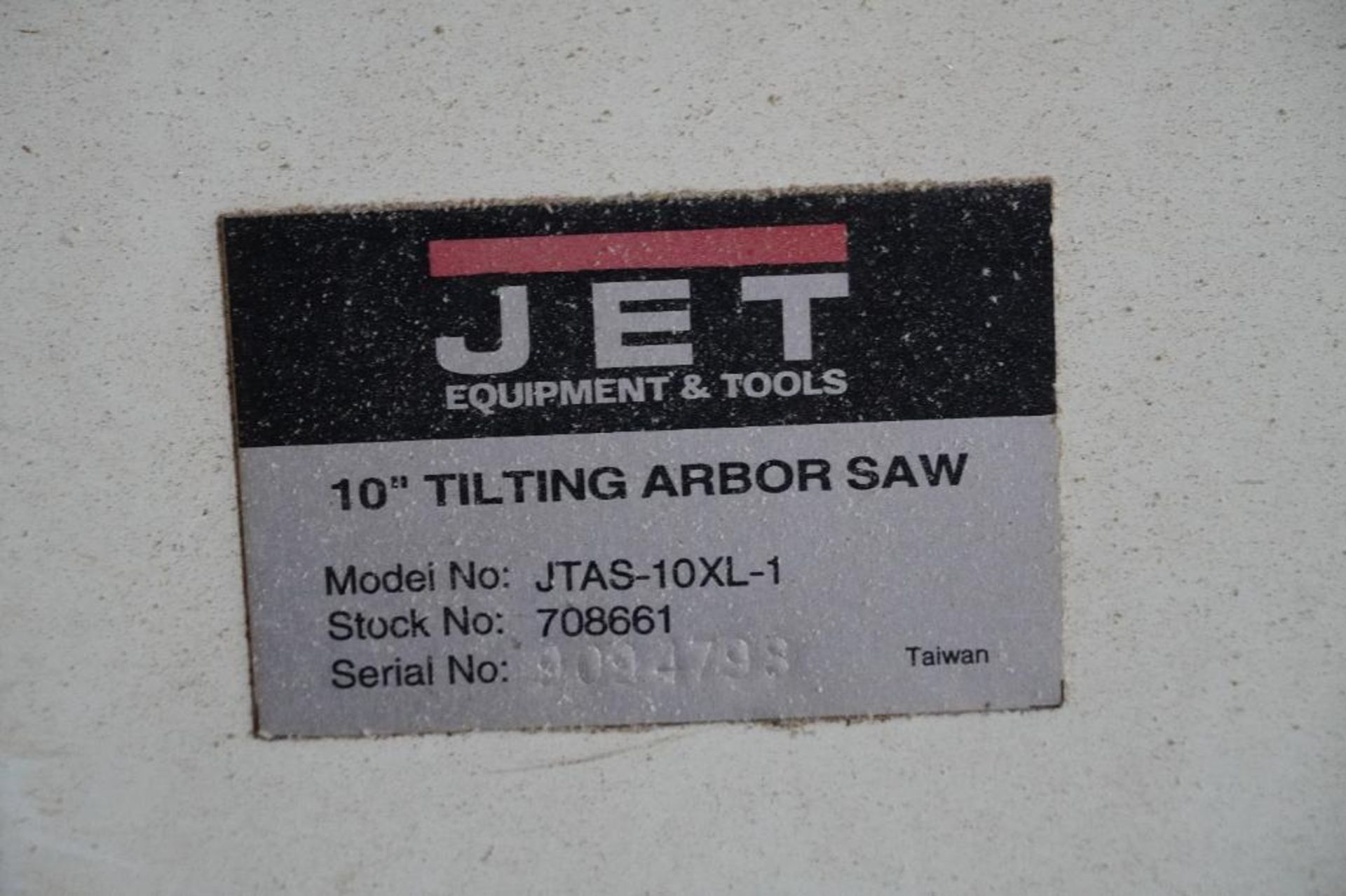 Jet tablesaw 10''* - Image 5 of 10