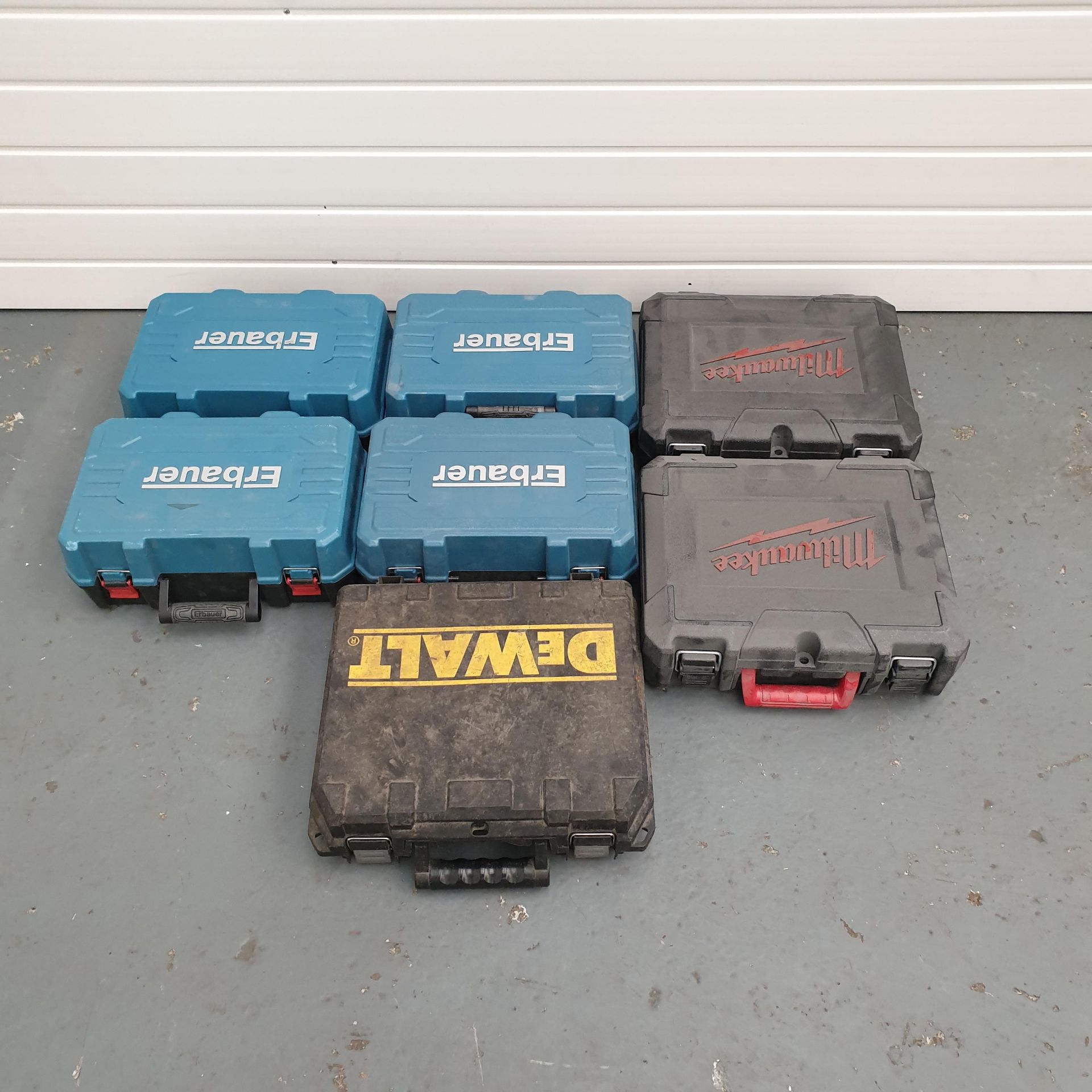 Quantity of Power Tool Boxes. Boxes Only, No Contents.