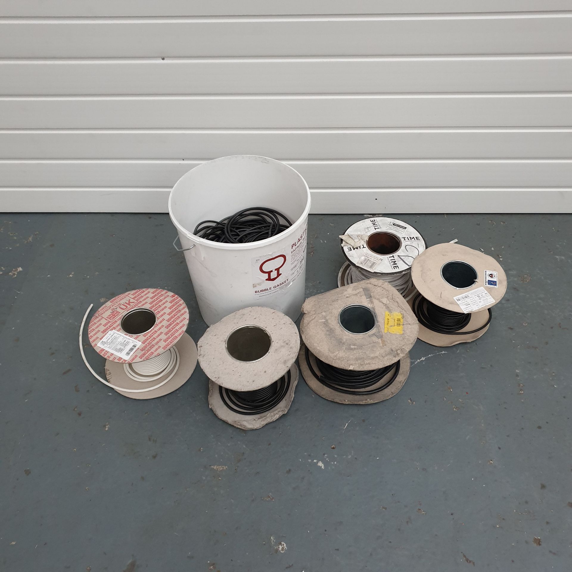 Quantity of Part Rolls of Electrical Wire.