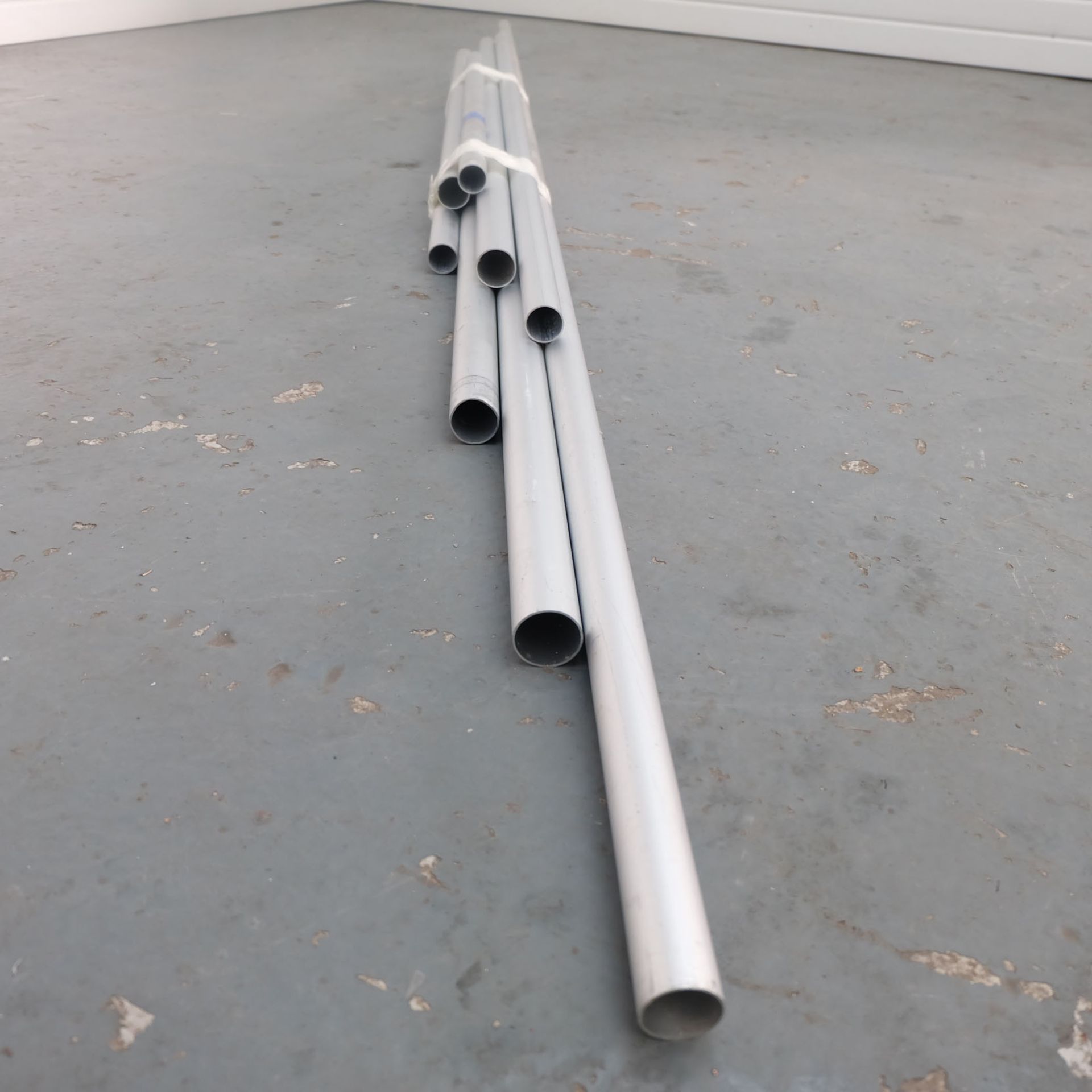 Eight Aluminium Tubes. Various Sizes & Lengths. - Image 4 of 4