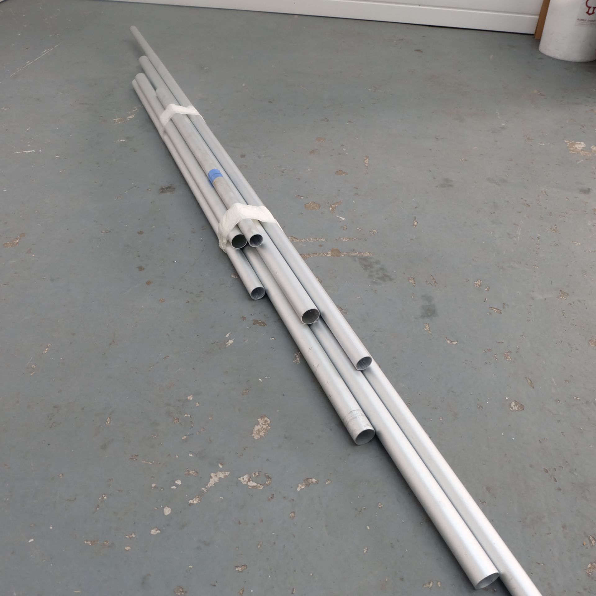 Eight Aluminium Tubes. Various Sizes & Lengths. - Image 2 of 4