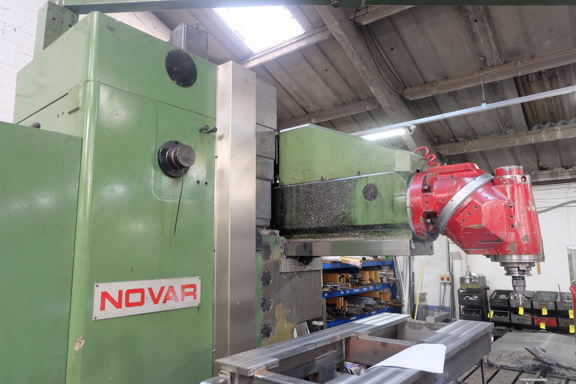 Novar Type KBF 5000 / 1000 CNC Bedmill with Heidenhain TNC 415A 3 Axis Control. - Image 4 of 14