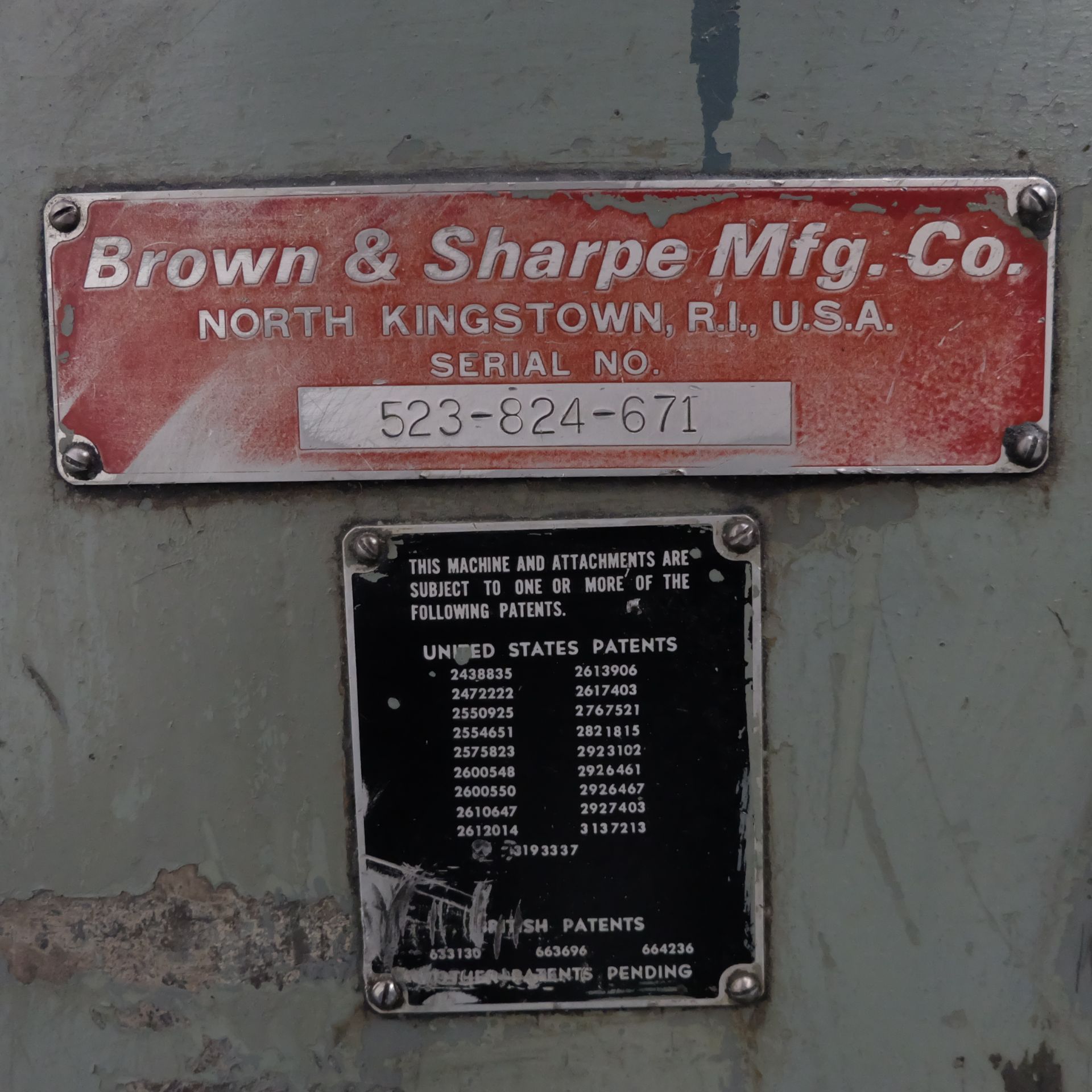 Brown & Sharpe Model 824 Micromaster Surface Grinder. - Image 6 of 13