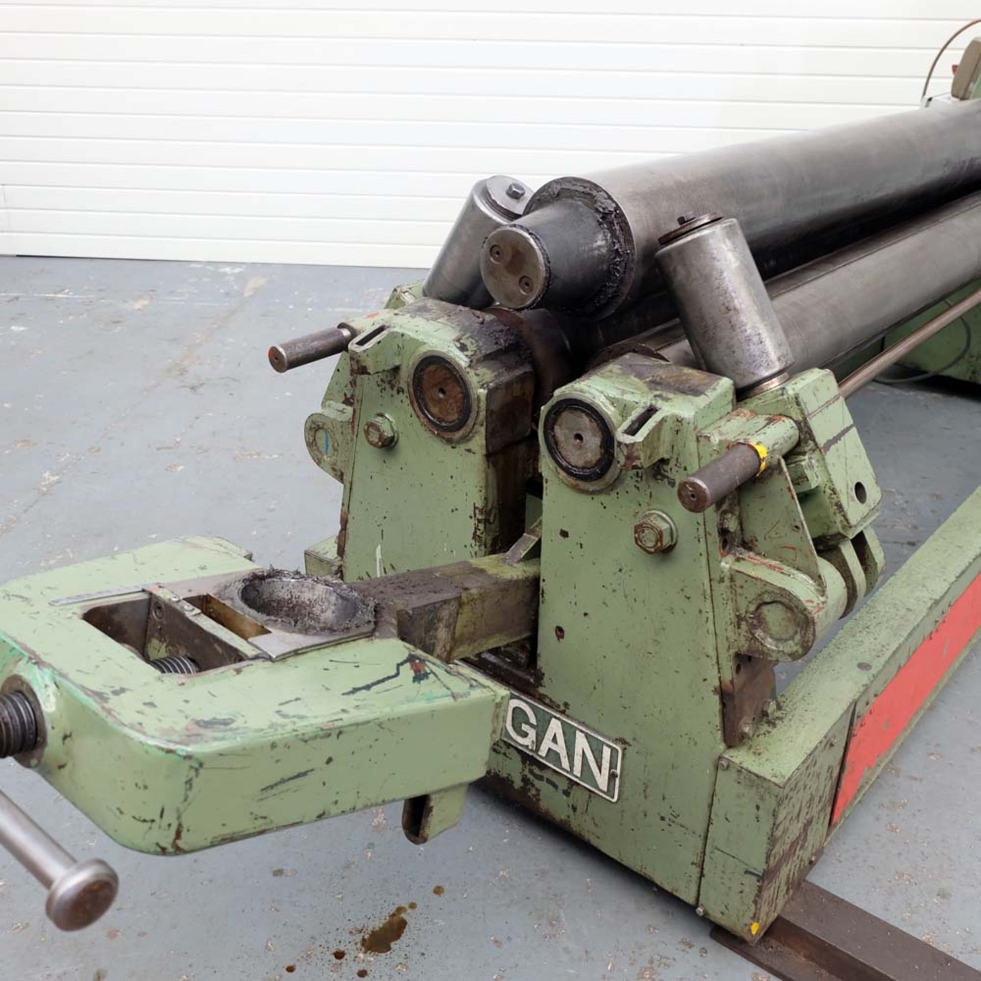 Morgan Type MPR 2000 x 6 Powered Sheet Metal Bending Rolls. - Image 9 of 12