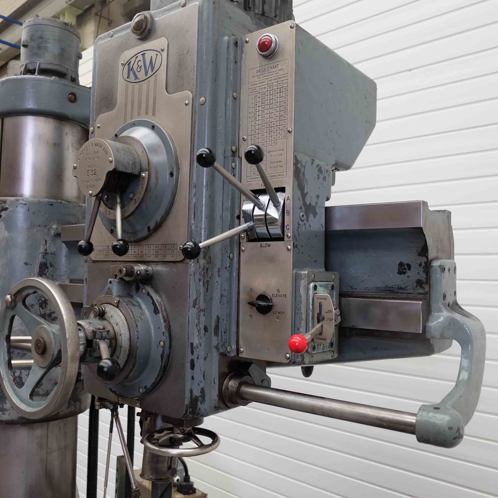 Kitchen & Wade 3'6" E2 Radial Arm Drill. - Image 4 of 14