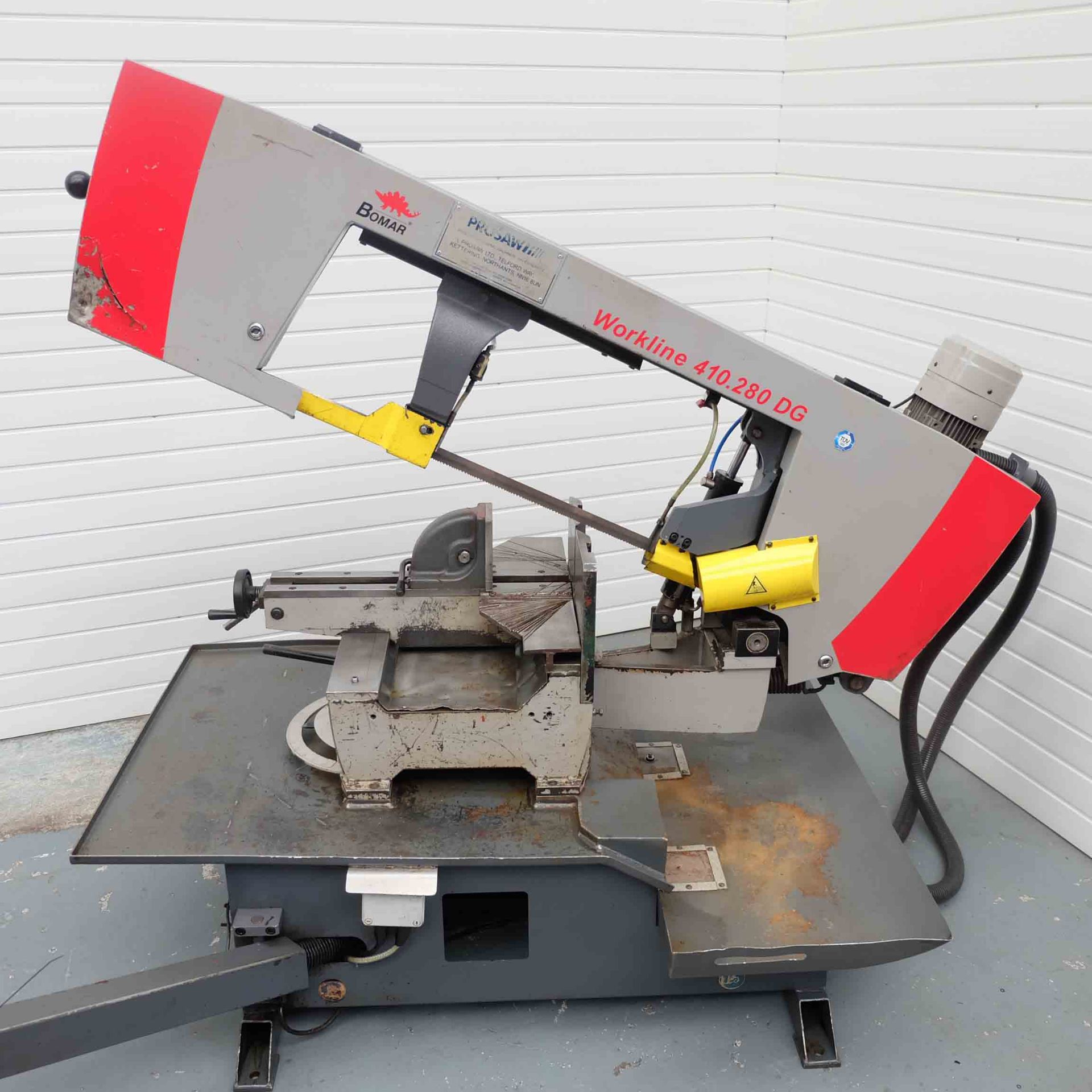 Bomar Workline 410.280 DG Double Mitre Gravitational Horizontal Bandsaw. - Image 2 of 13