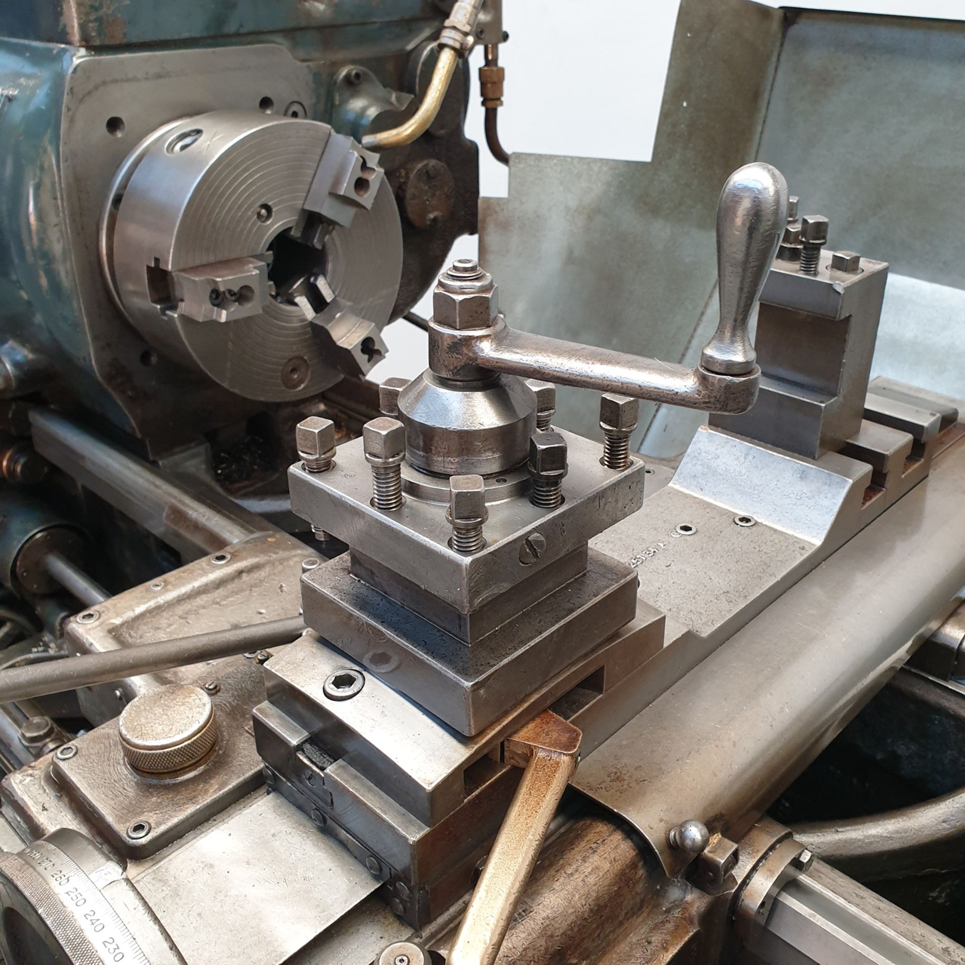 Herbert No. 7B Combination Turret Lathe. Swing Over Bed: 16". Swing Over Cross Slide: 8". - Image 8 of 16