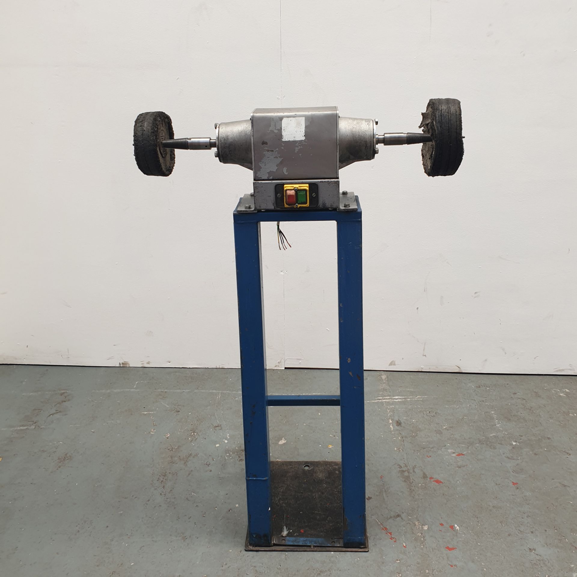 Creusen Type DPC 9200. Double Ended Polishing Machine on Steel Stand.