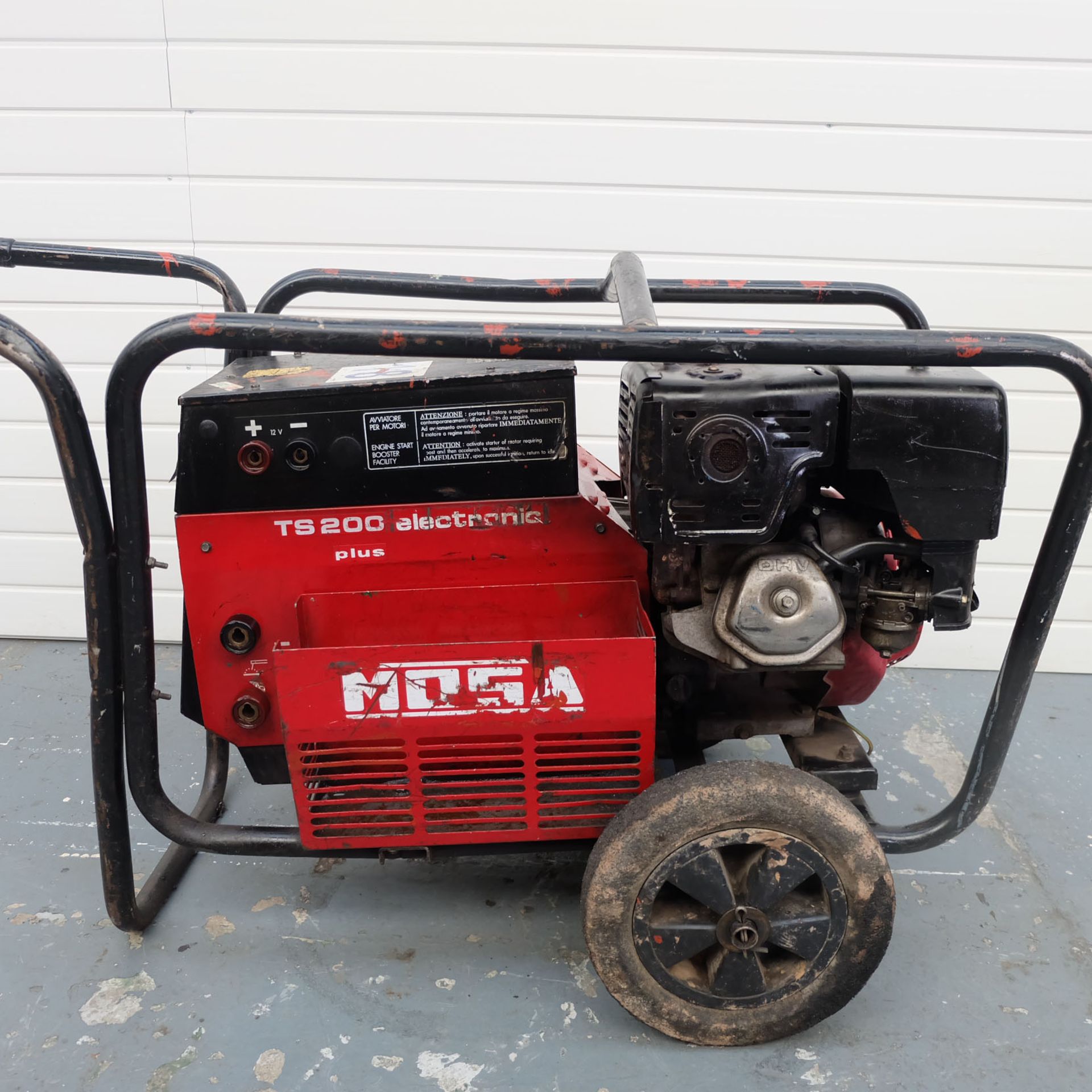 MOSA TS 200 Plus BS/EL Petrol Welder Generator on Wheels. - Image 6 of 10