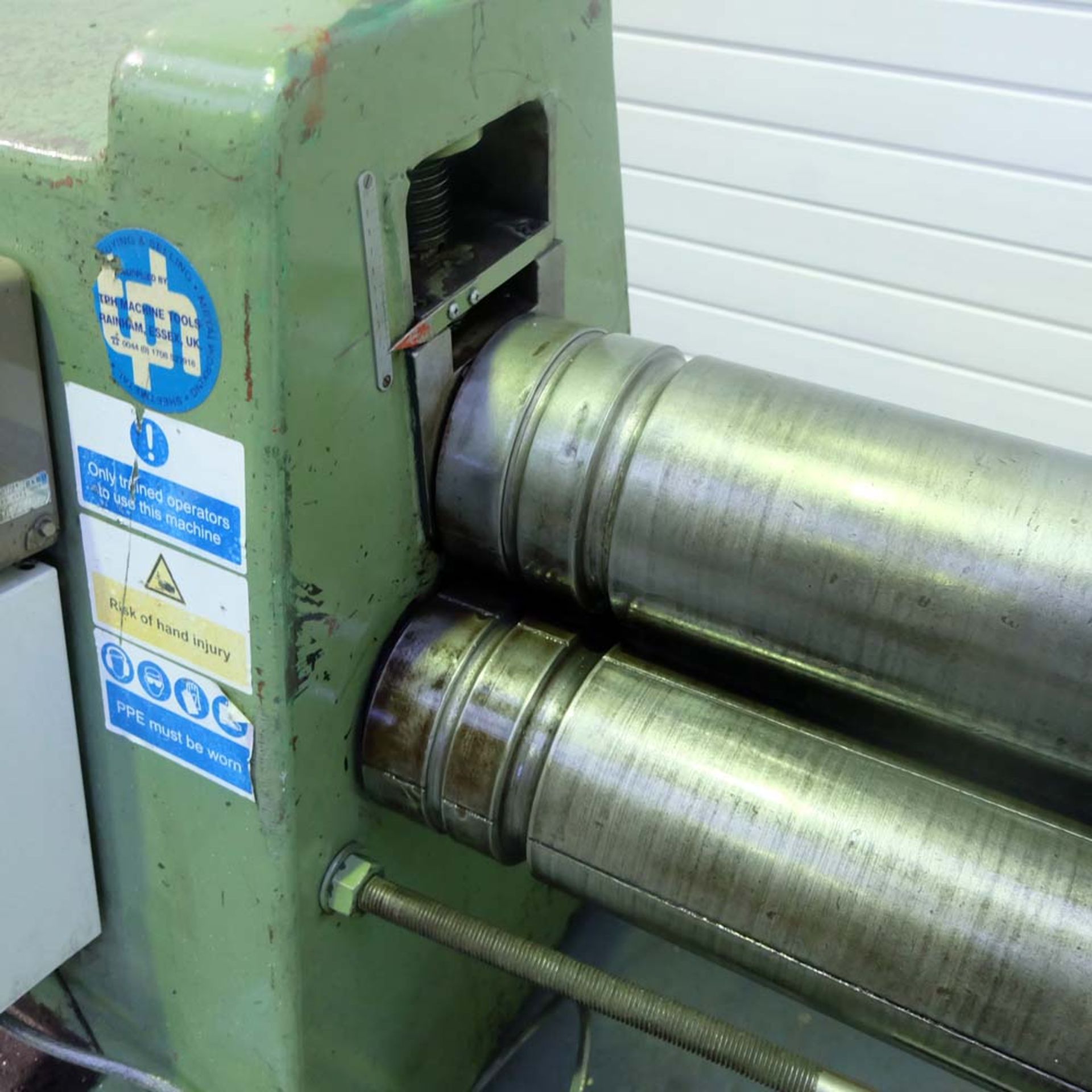 Morgan Type MPR 2000 x 6 Powered Sheet Metal Bending Rolls. - Image 4 of 12