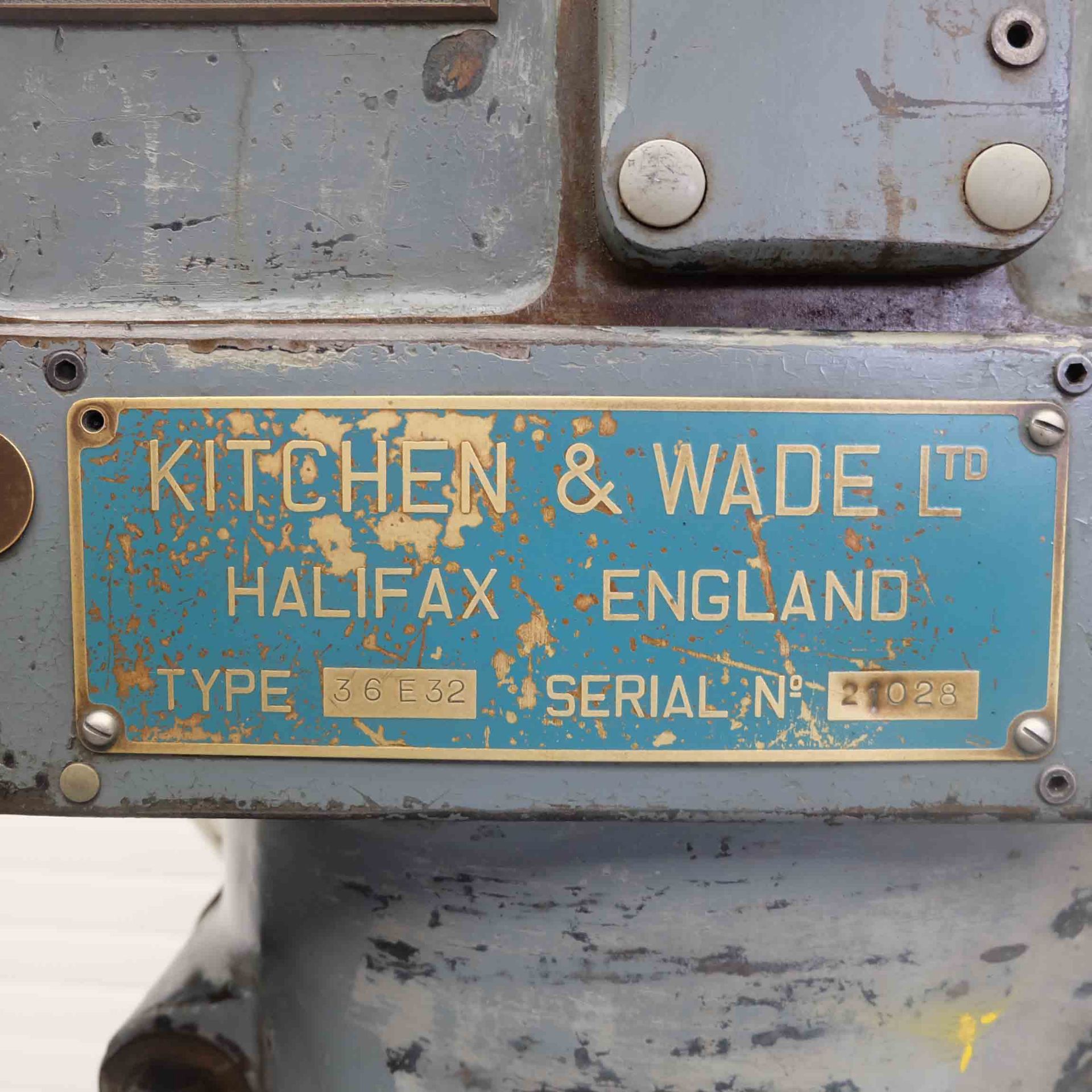 Kitchen & Wade 3'6" E2 Radial Arm Drill. - Image 9 of 14