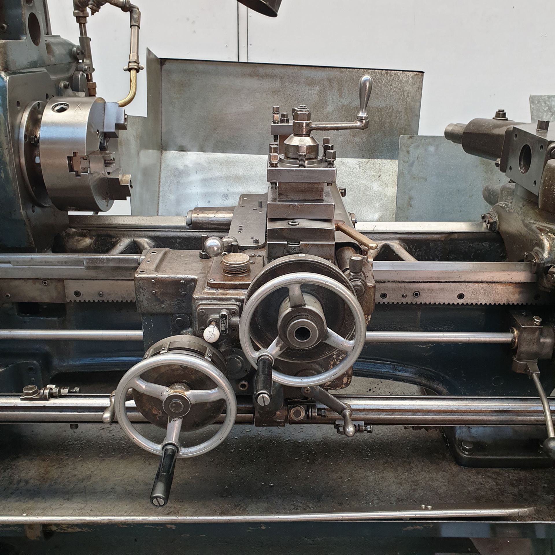 Herbert No. 7B Combination Turret Lathe. Swing Over Bed: 16". Swing Over Cross Slide: 8". - Image 6 of 16