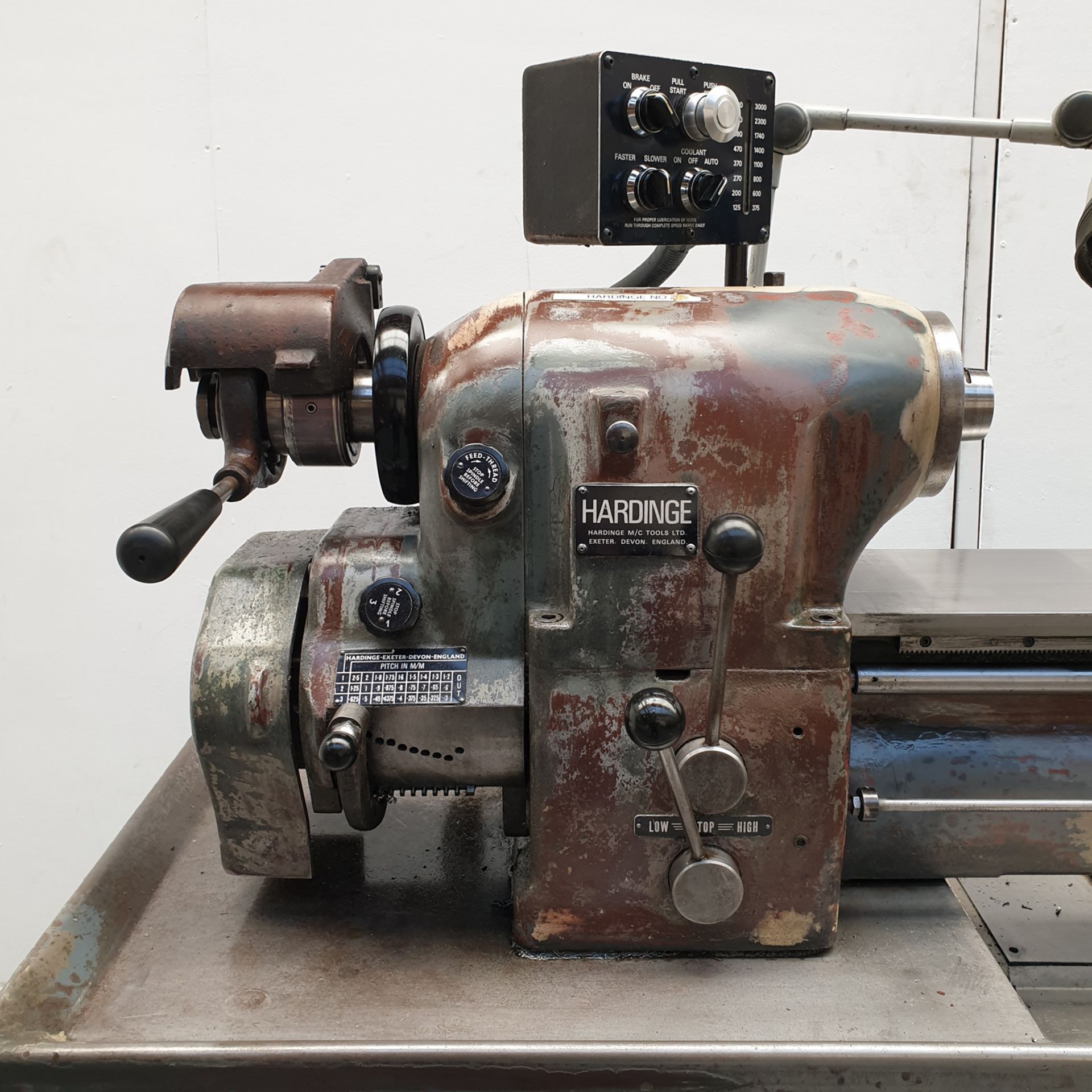 Hardinge Model KL-1 Toolroom Lathe. For Spares or Repairs. - Image 5 of 19