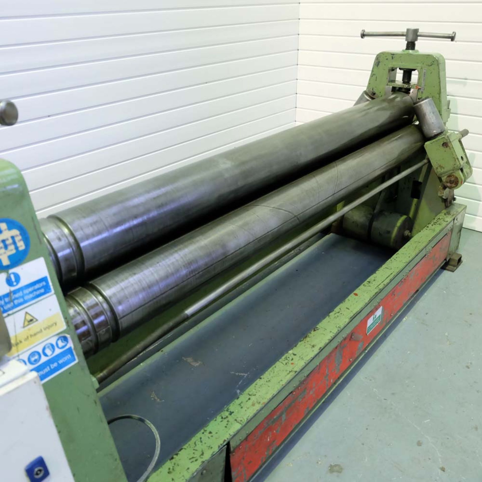 Morgan Type MPR 2000 x 6 Powered Sheet Metal Bending Rolls. - Image 3 of 12