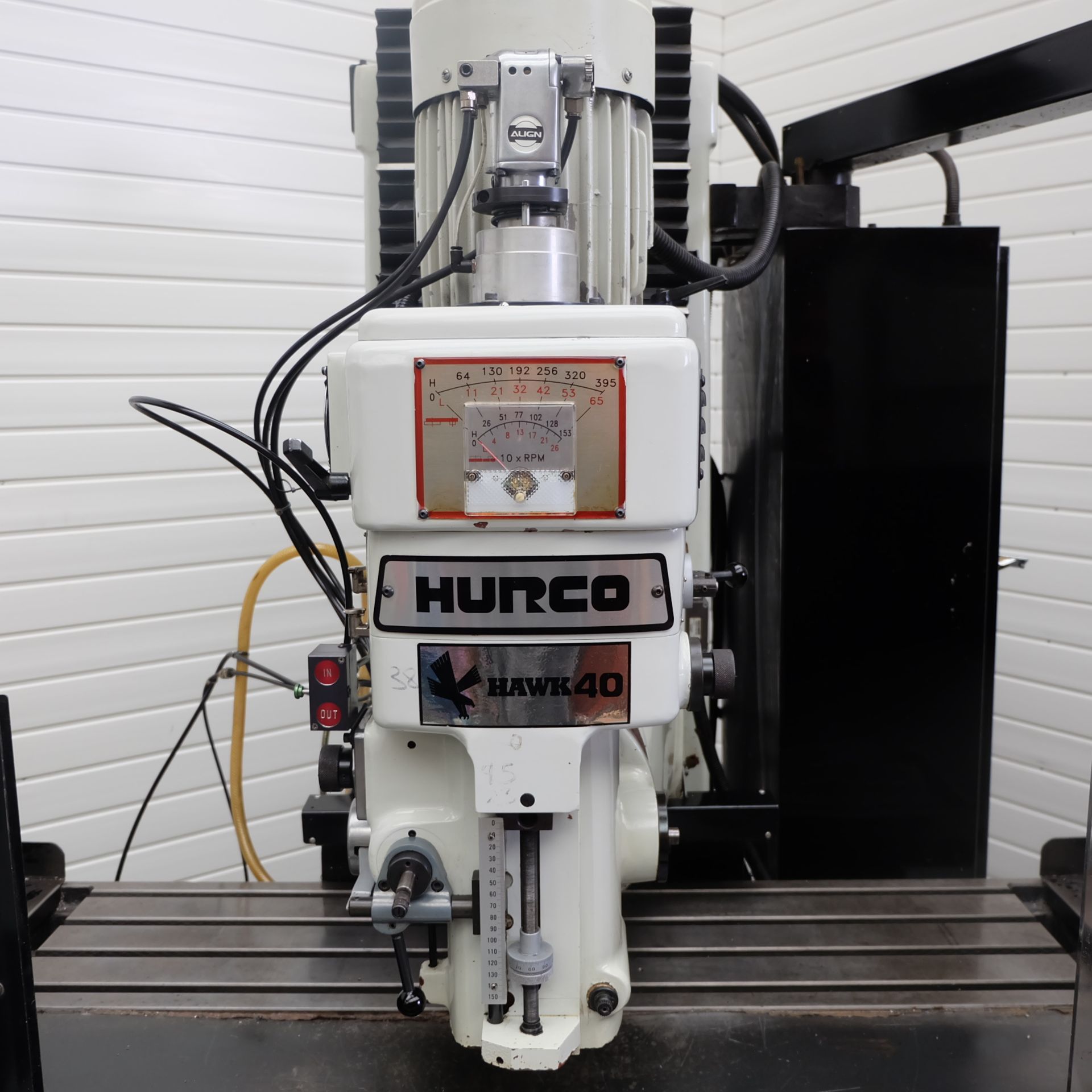 Hurco Hawk 40 CNC 3 Axis Vertical CNC Mill With Ultimax 55m Control. - Image 2 of 11