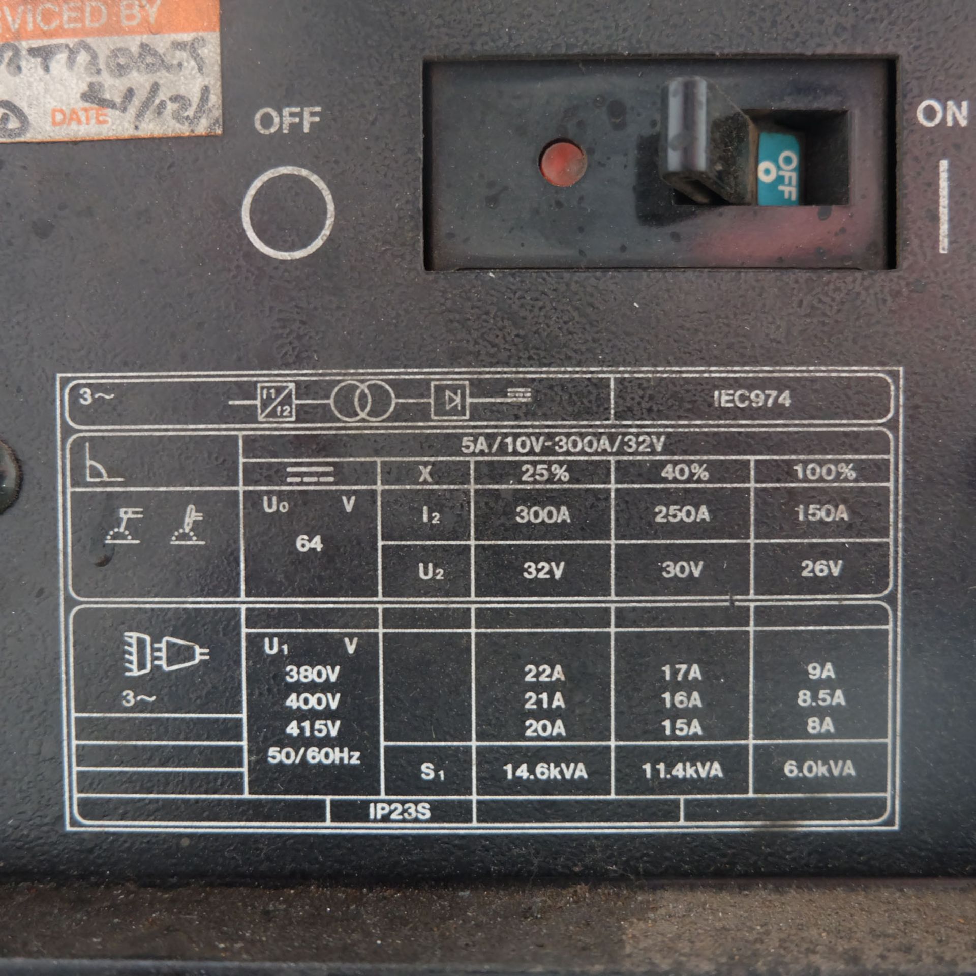 Thermal Arc LT-300 DC Inverter Stick Arc and Tig Welder. - Image 4 of 7