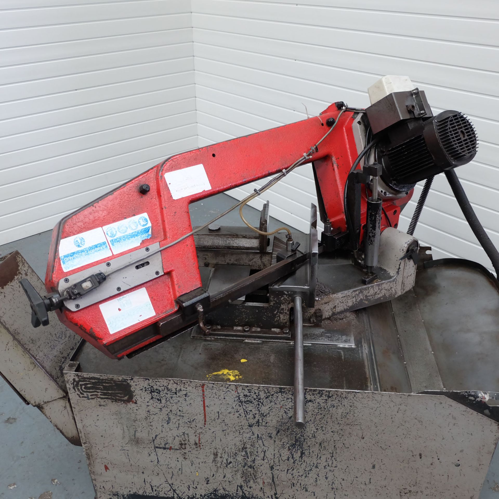 Bomar Model STG 230 DG Double Mitre Horizontal Bandsaw. - Image 5 of 11