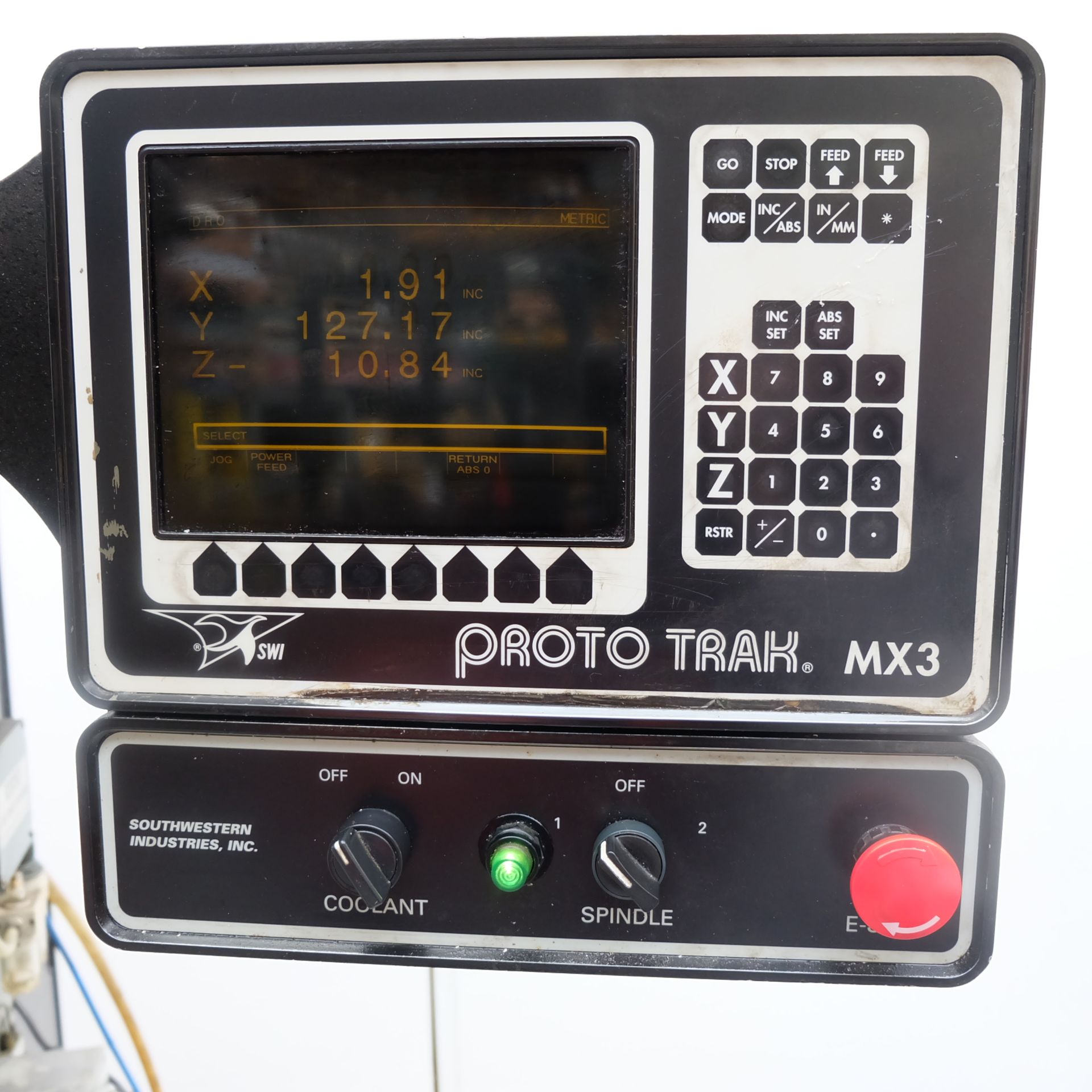 Trak DPM Model bm 2V-100V-U 3 Axis CNC Bed Mill. With ProtoTRAK MX3 Control. - Image 10 of 12