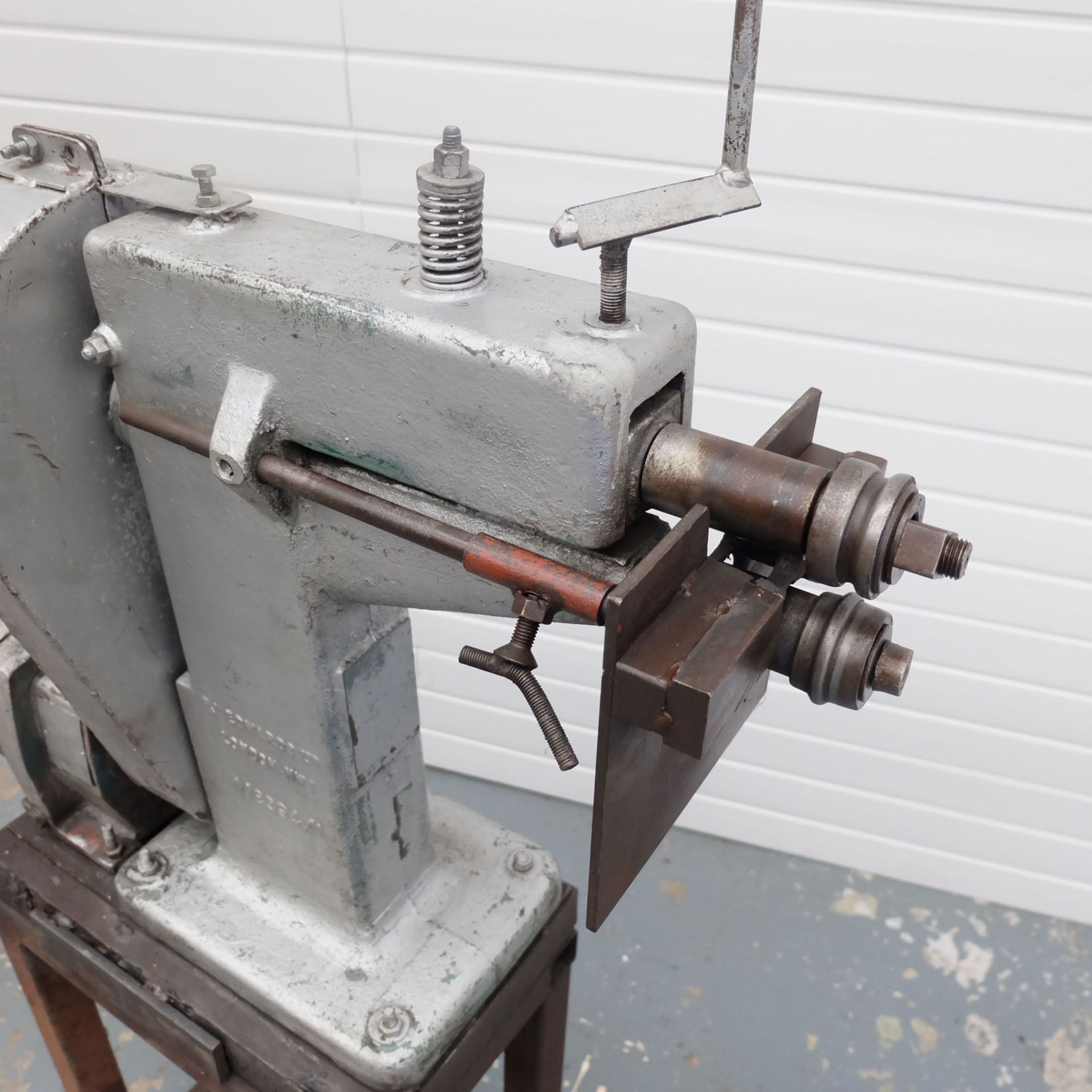 Edwards 6B Universal Rotary Swaging Machine On Steel Stand. - Image 5 of 10