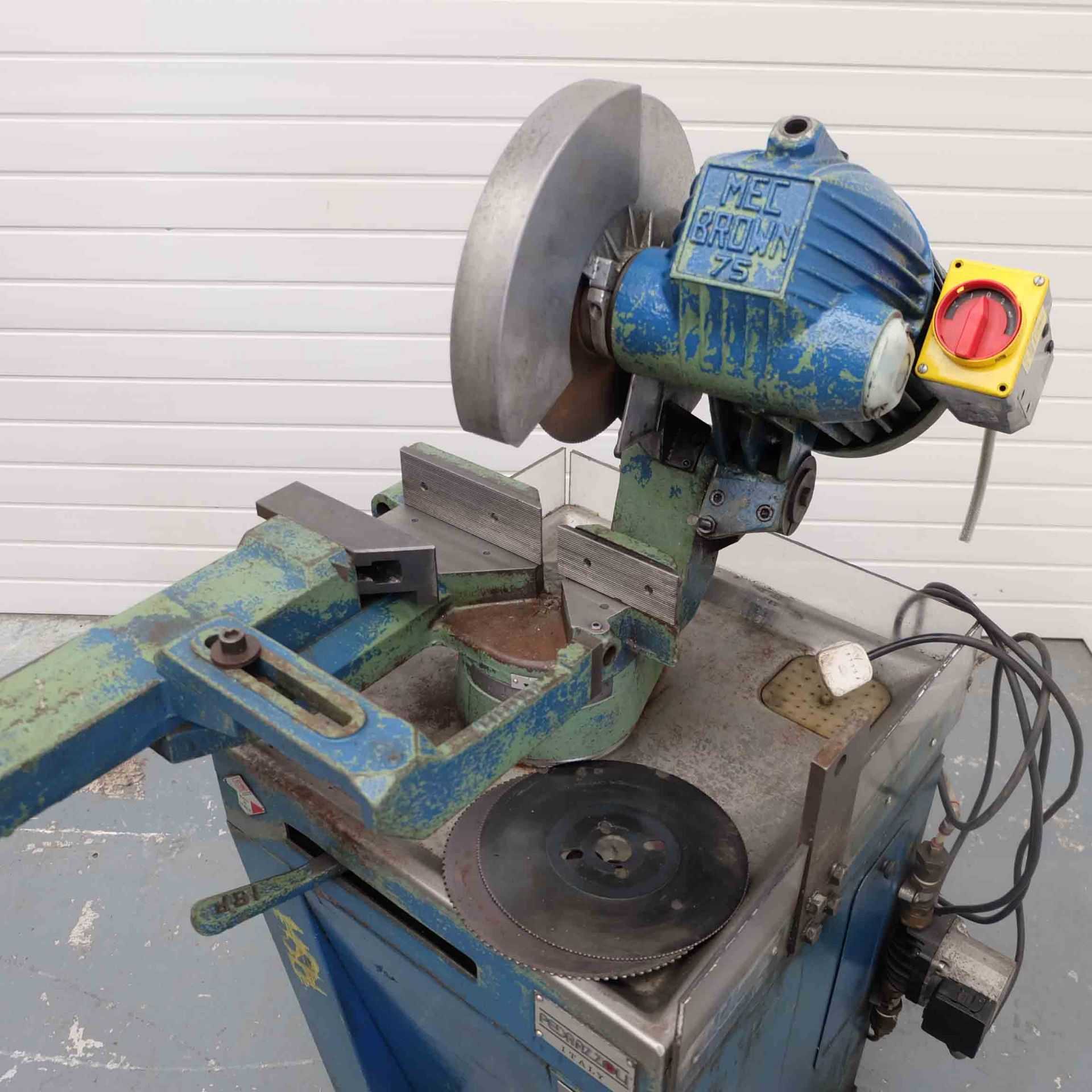 Pedrazzoli Mec Brown 75 Double Mitre Cut Off Saw. - Image 2 of 9