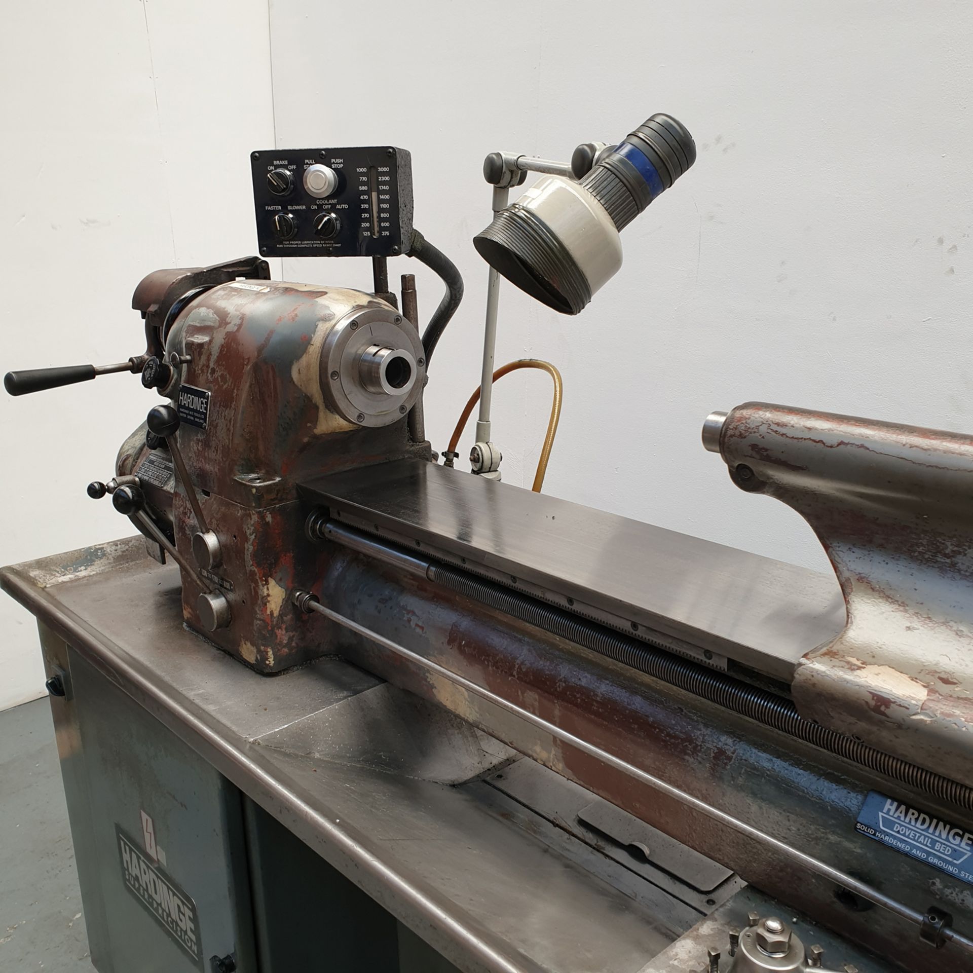 Hardinge Model KL-1 Toolroom Lathe. For Spares or Repairs. - Image 3 of 19