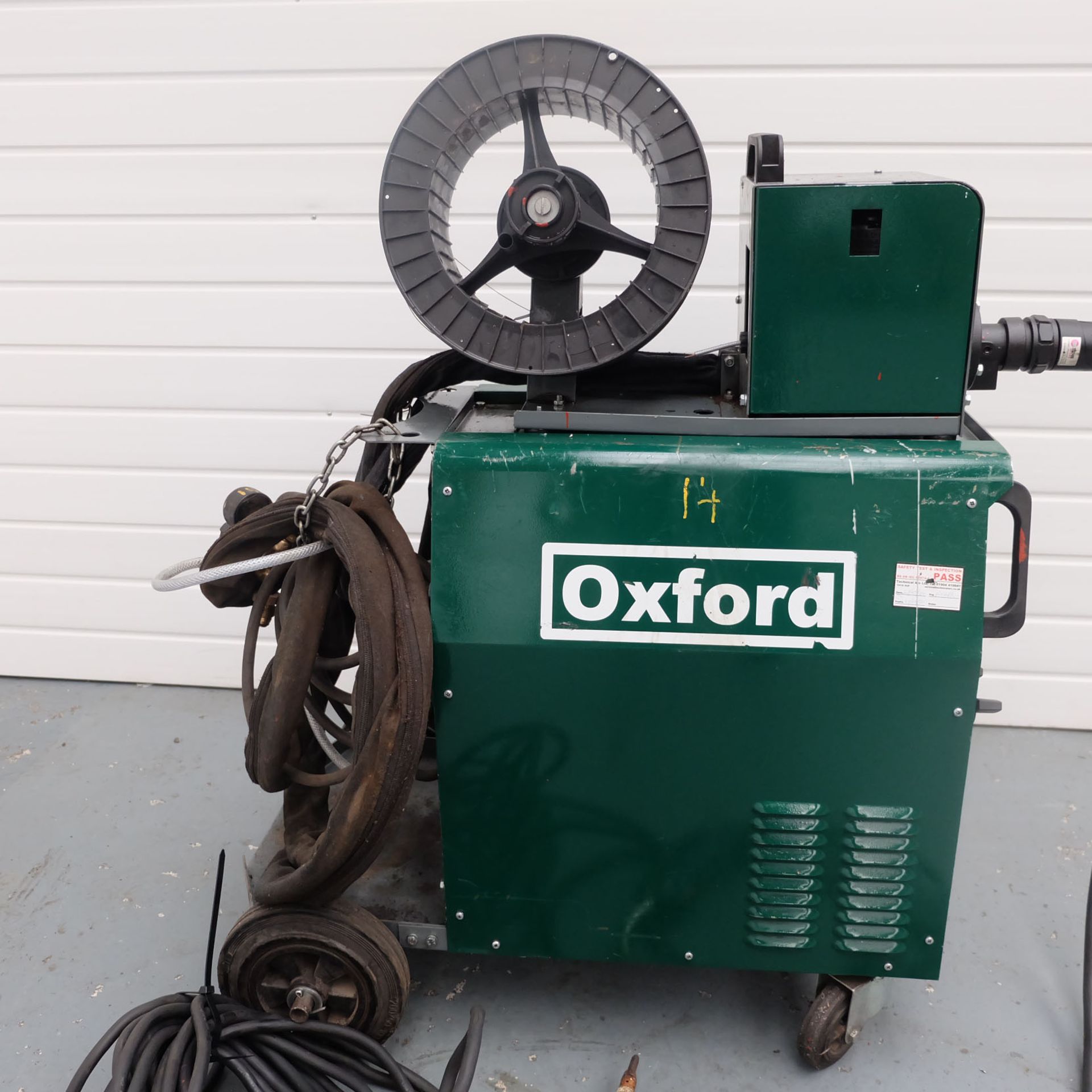 Oxford S-Mig Type 470-3 Industrial Mig Welder With Separate Wire Feed. - Image 8 of 10