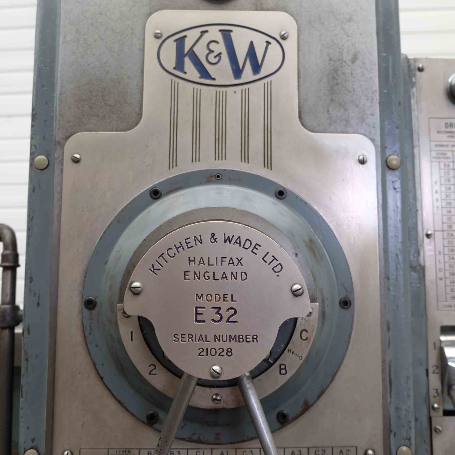 Kitchen & Wade 3'6" E2 Radial Arm Drill. - Image 3 of 14