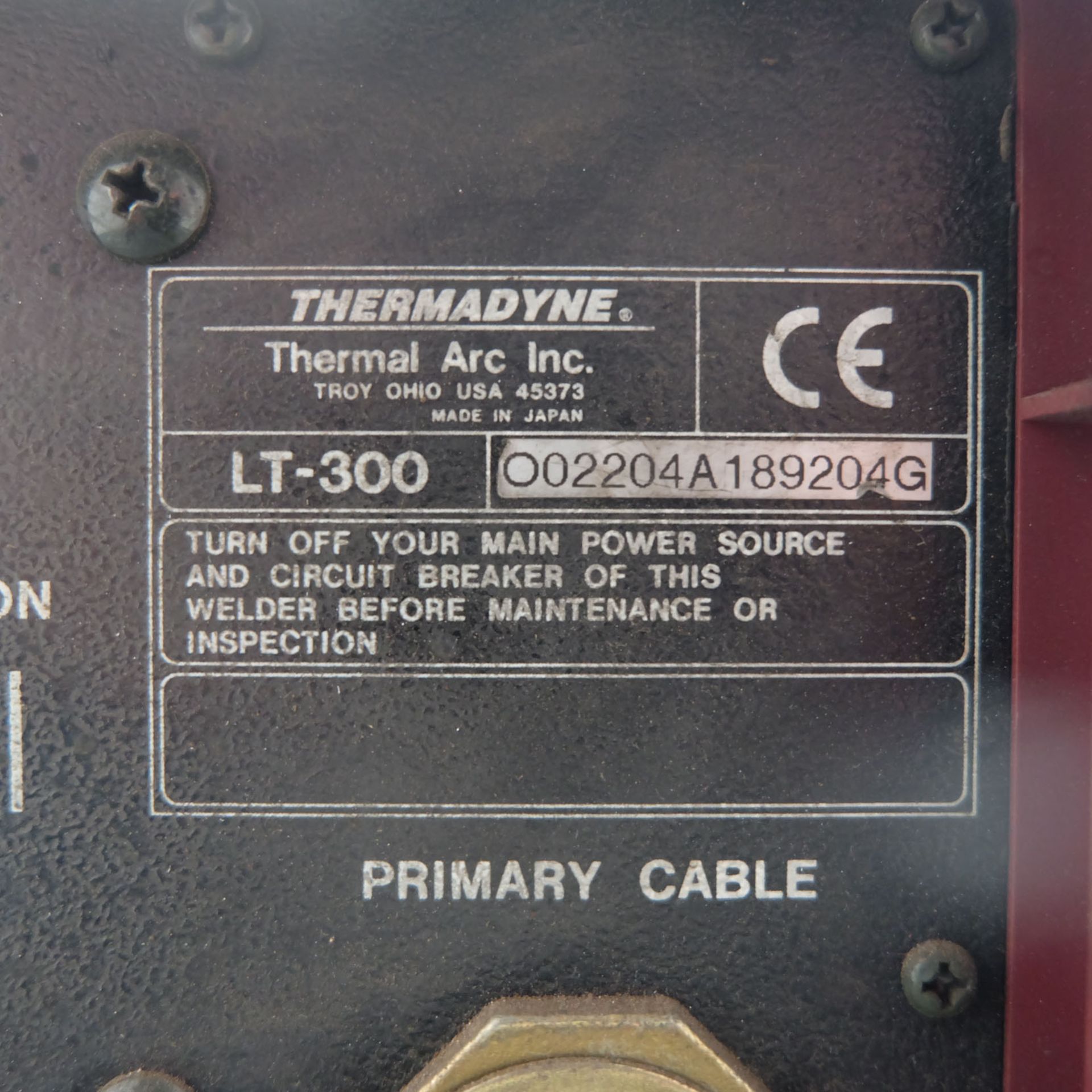 Thermal Arc LT-300 DC Inverter Stick Arc and Tig Welder. - Image 5 of 7