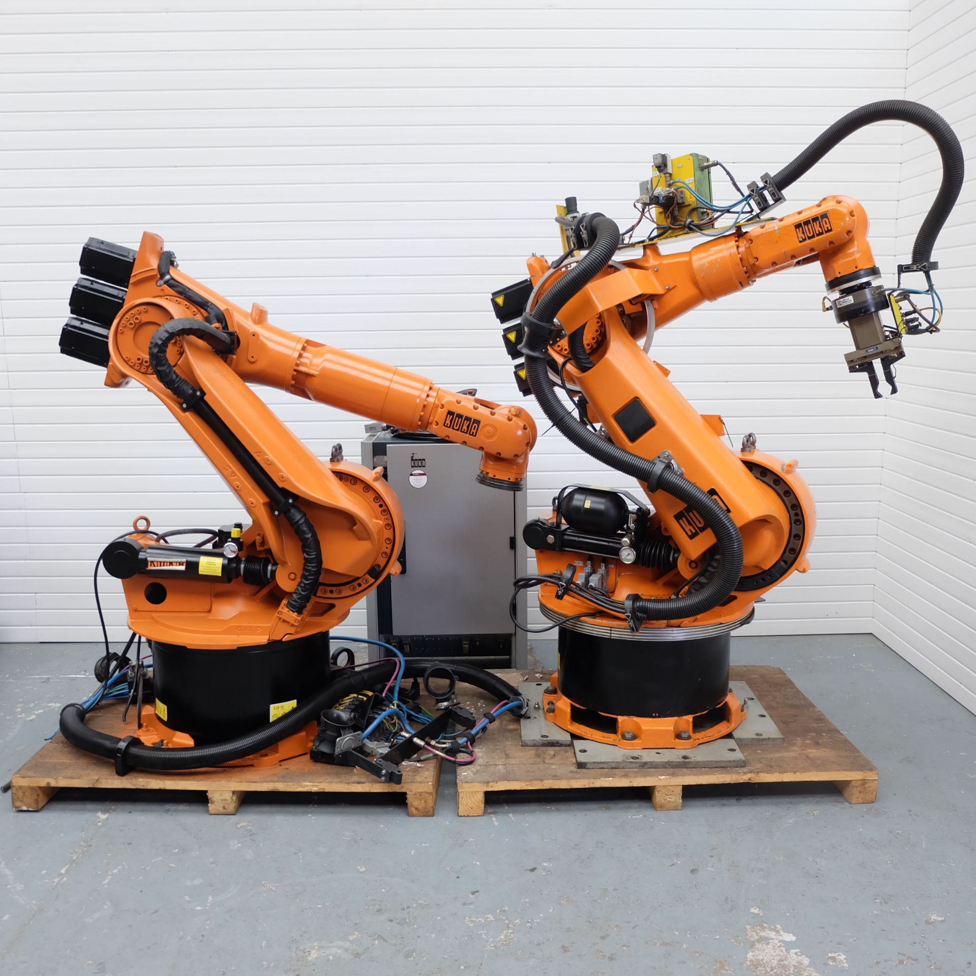 2 x Kuka Type KR125 6 Axis Robotic Arms.