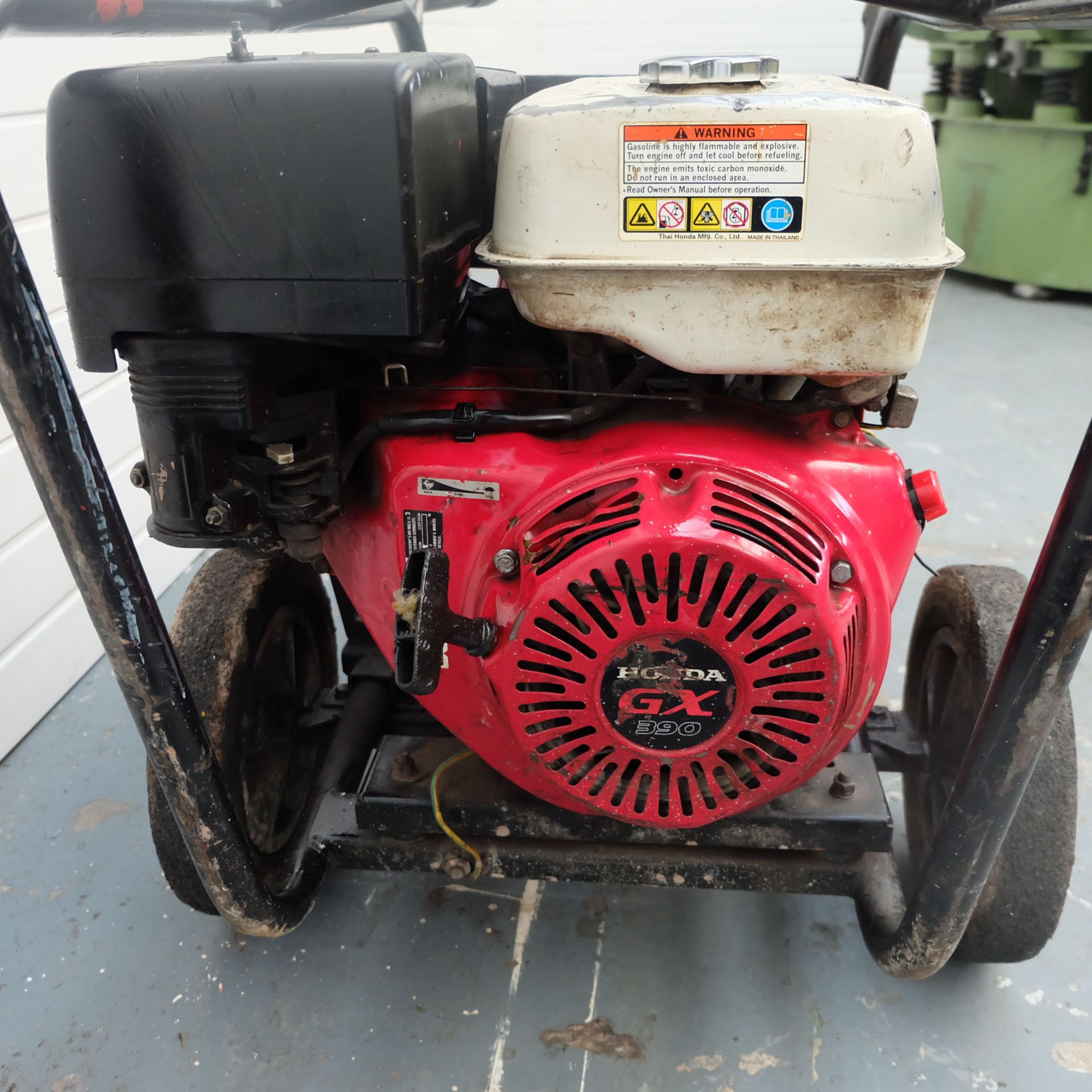 MOSA TS 200 Plus BS/EL Petrol Welder Generator on Wheels. - Image 4 of 10