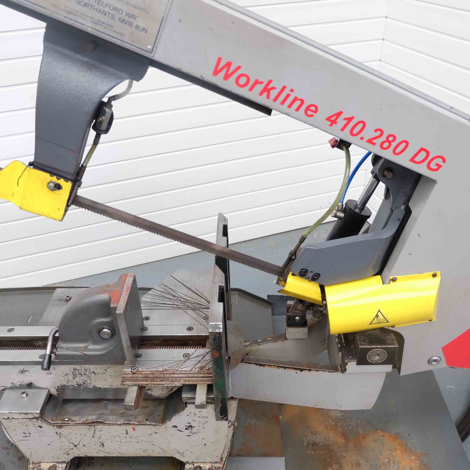 Bomar Workline 410.280 DG Double Mitre Gravitational Horizontal Bandsaw. - Image 8 of 13