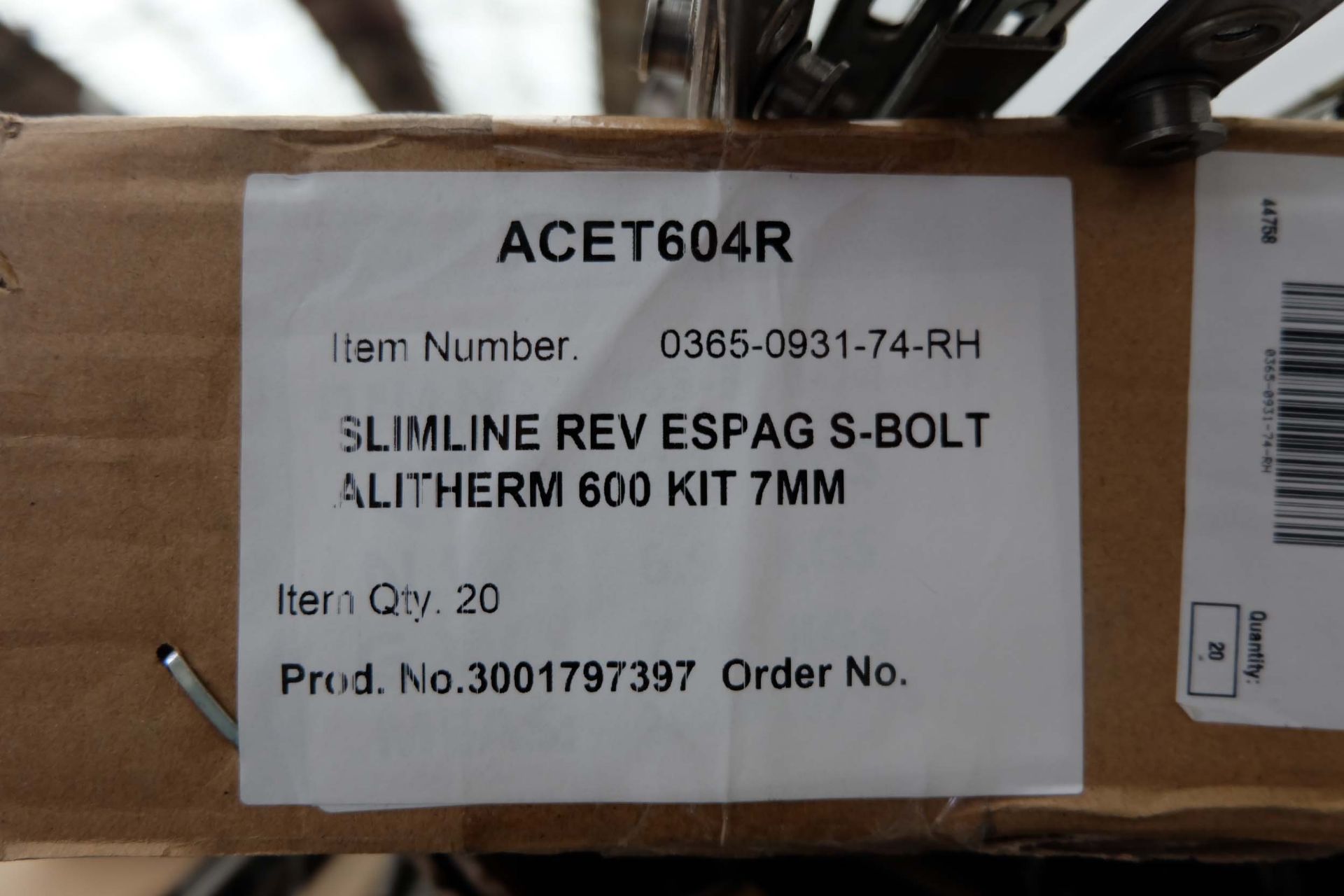 Quantity of Slimline S-Bolt/Cam Locking Kits. Lengths 1250mm & 1000mm. - Image 7 of 9