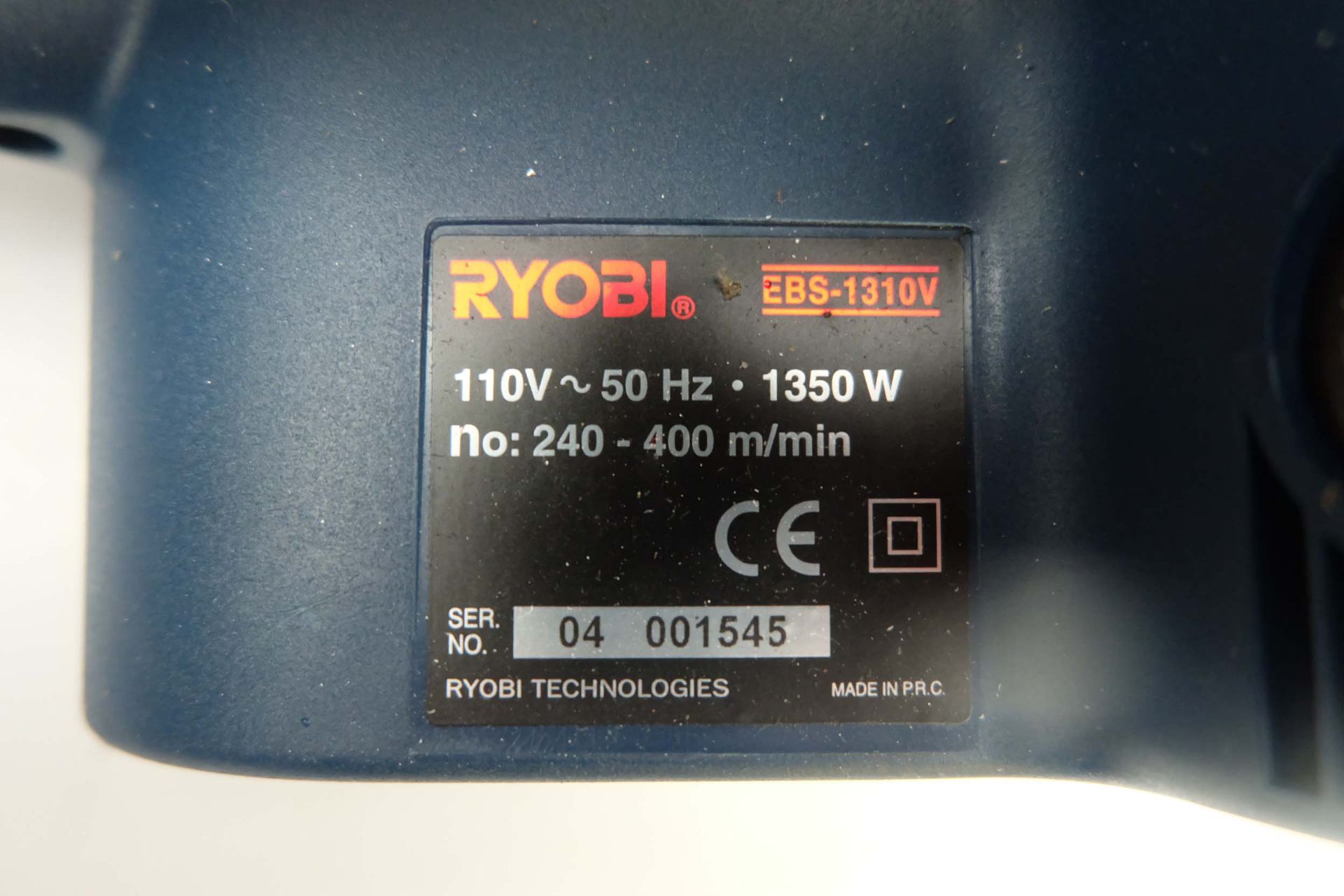 Ryobi EBS-1310V Belt Sander. - Image 5 of 9