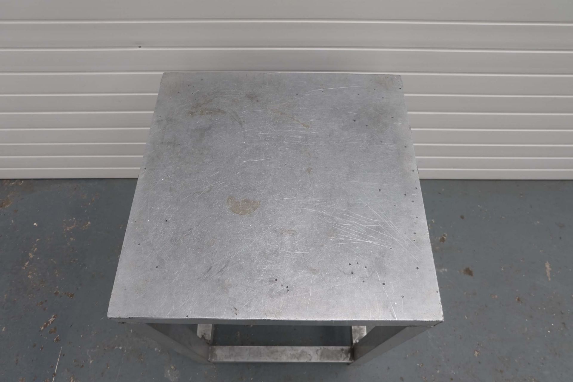 Aluminium Workbench With Aluminium Top. 24" X 24" x 53" High. - Image 3 of 3
