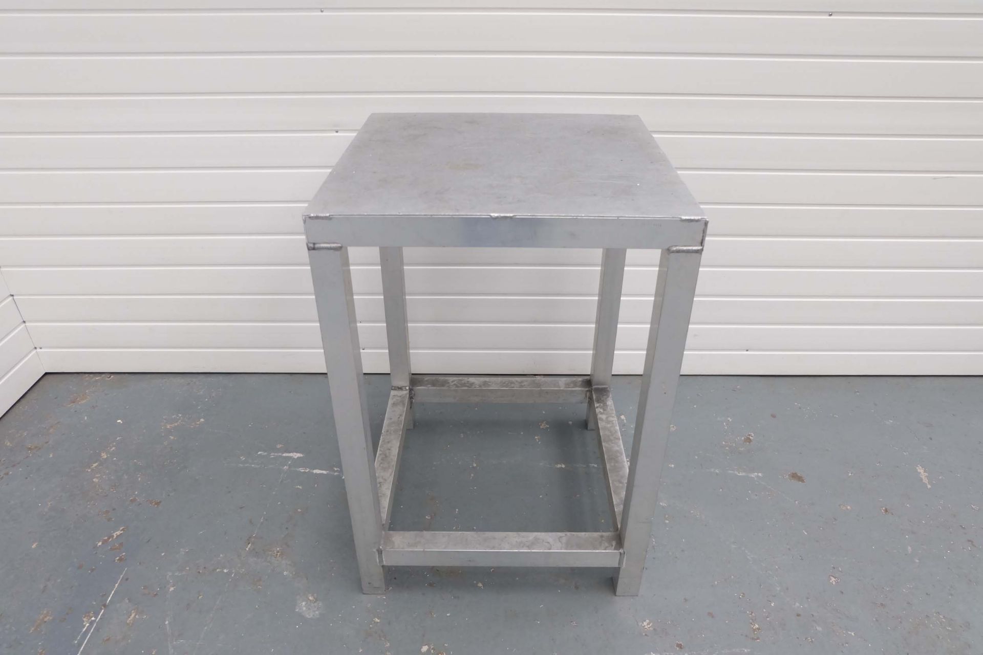 Aluminium Workbench With Aluminium Top. 24" X 24" x 53" High.