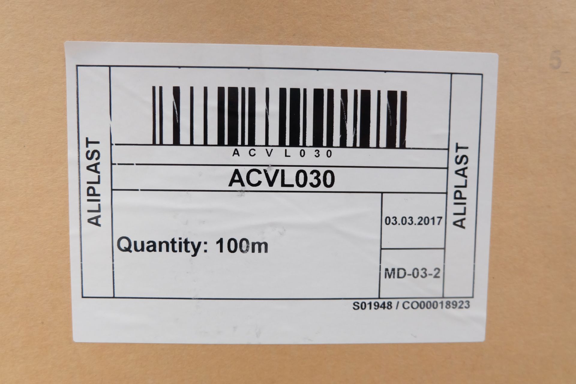 Smart Architectural Aluminium Ltd. Central Gasket Item No. ACVL 030. 10 x Coils of 100 Mtrs. - Image 2 of 4