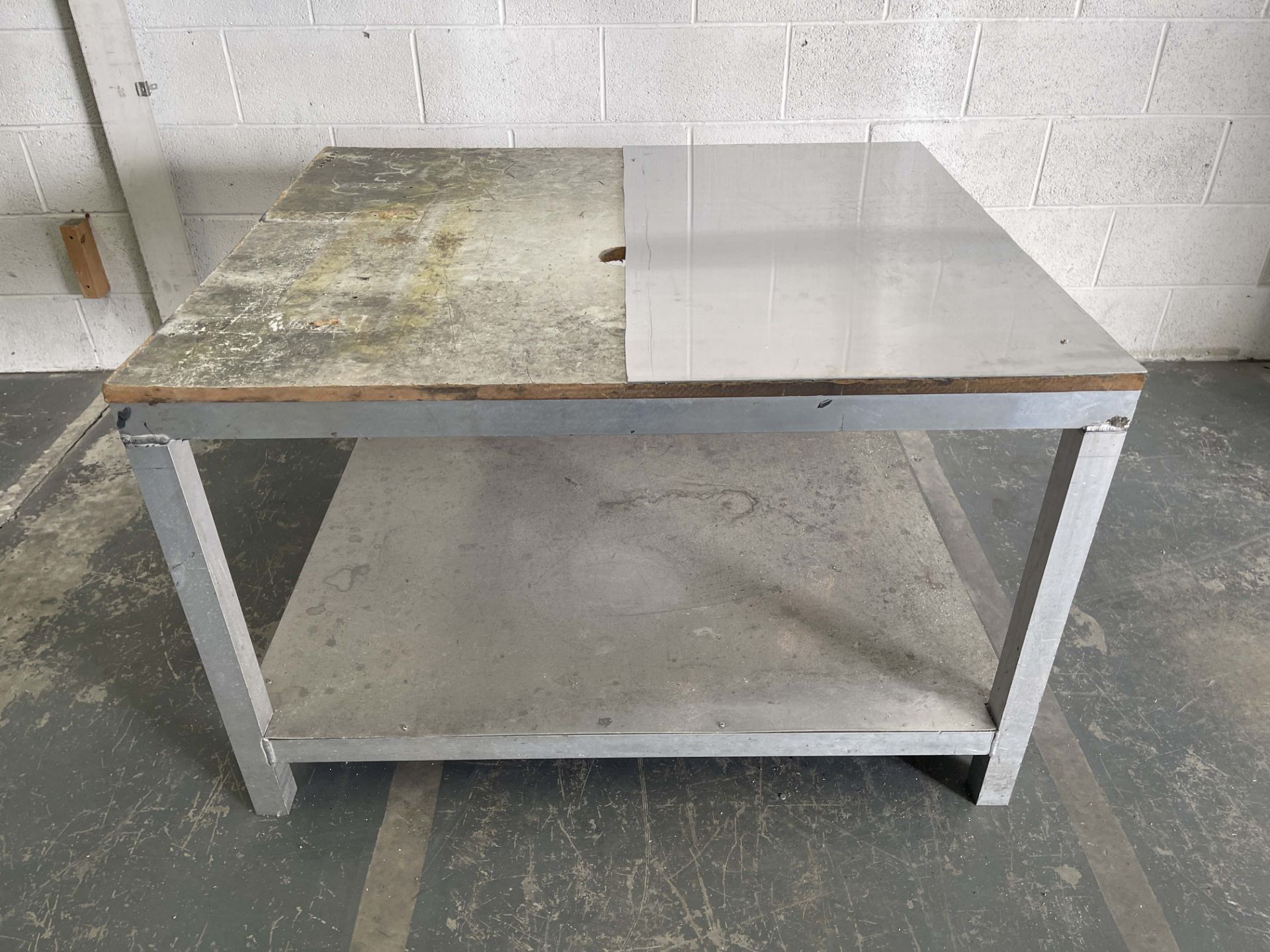 Aluminium Workbench 1000mm D x 1200mm W x 780mm High.