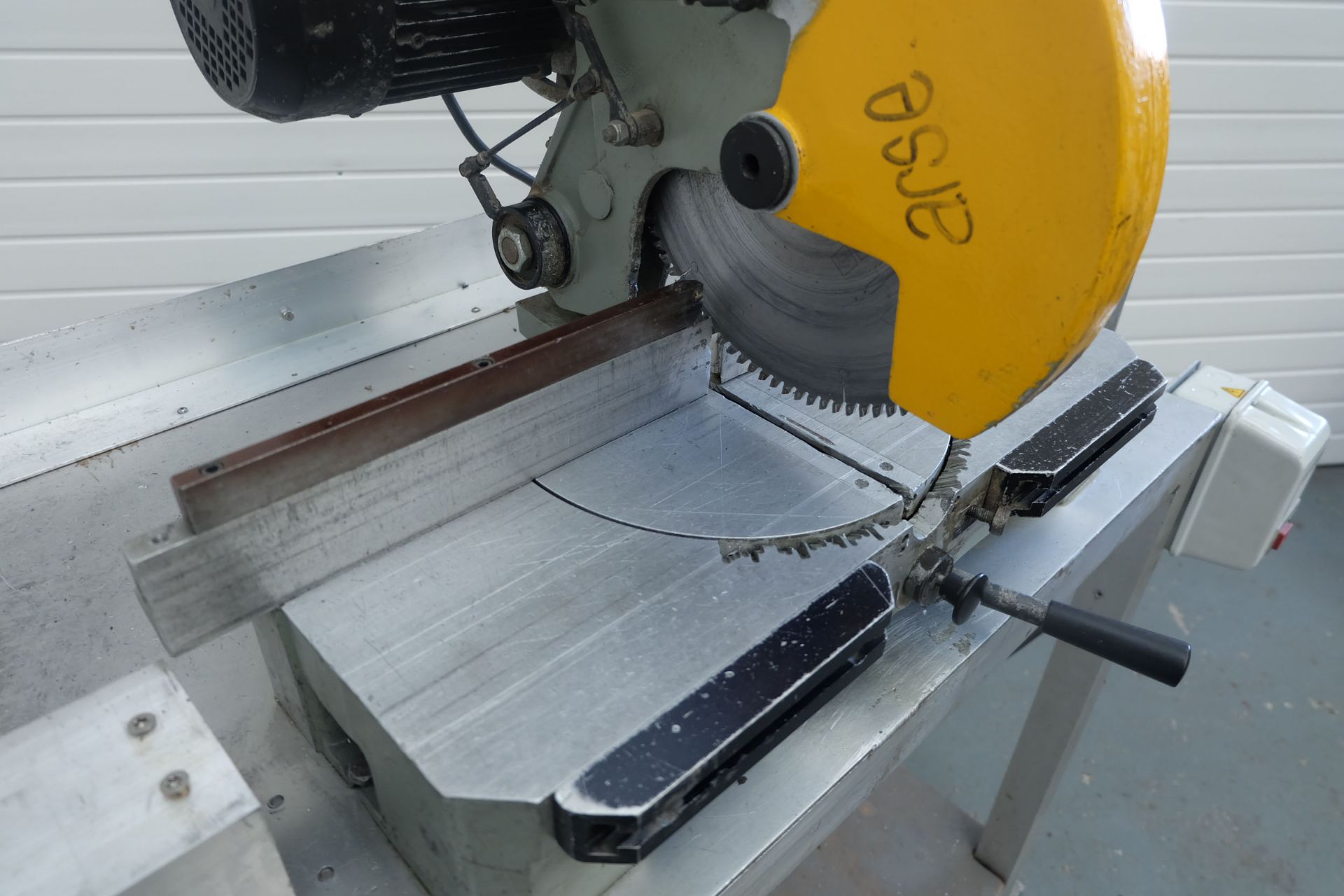 Emmegi Model 300 A Bench Top Aluminium Pull Down Chop Saw. - Image 4 of 7