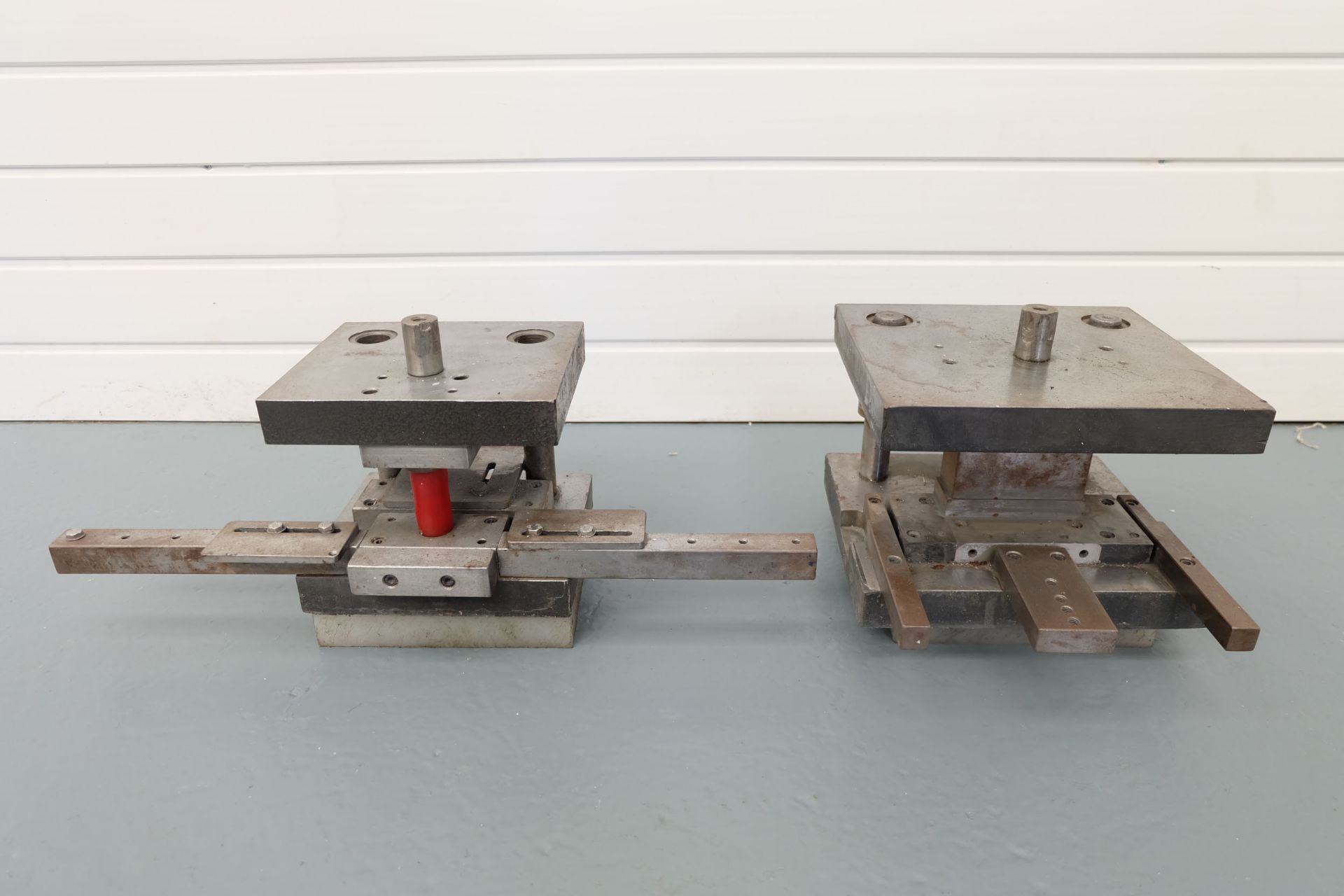 2 x Press Tools. 7" & 5" Column Centres Both With 1" Dia Spiggots.