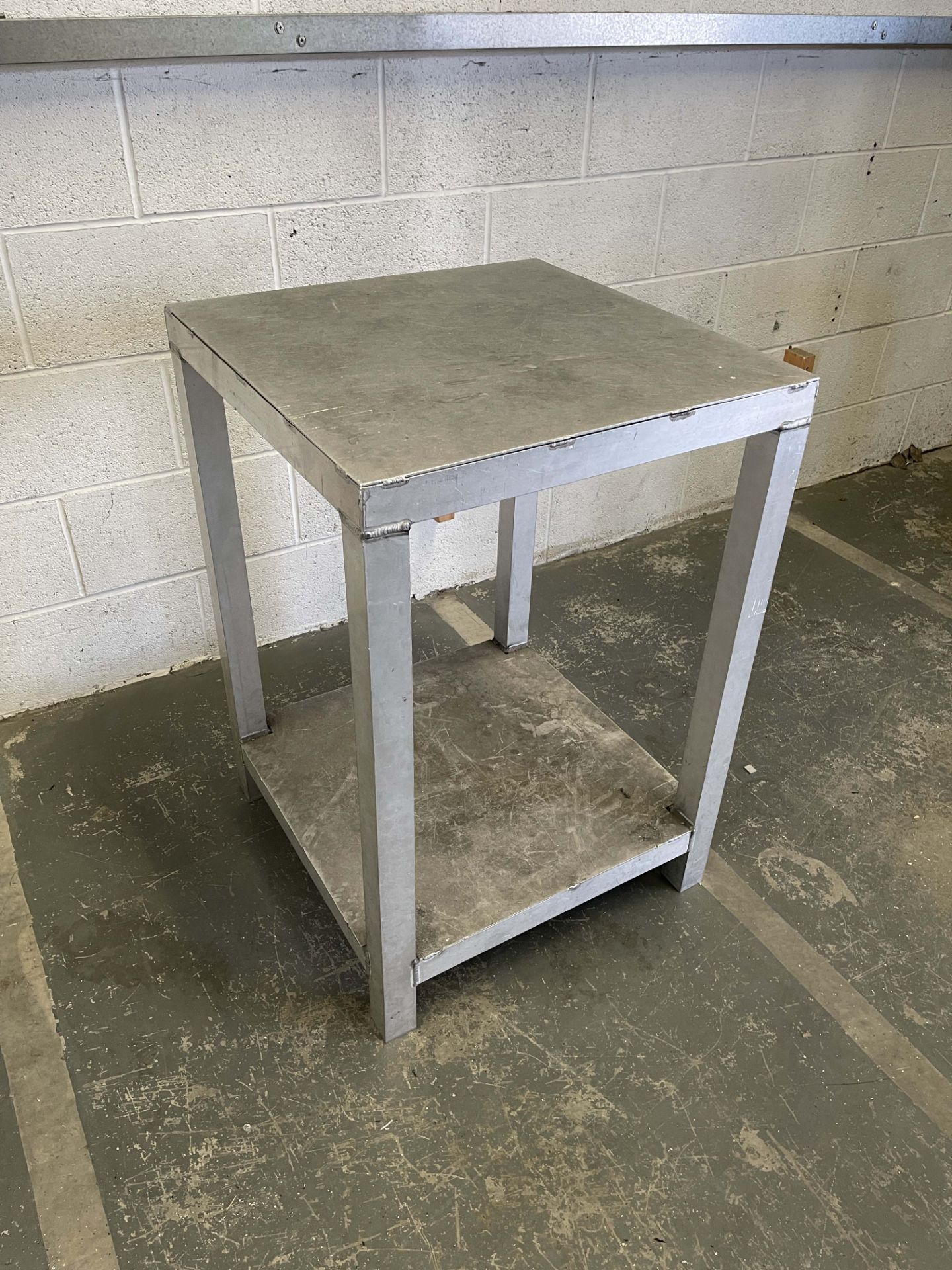 Aluminium Workbench 2' x 2' x 35" High. - Image 2 of 3