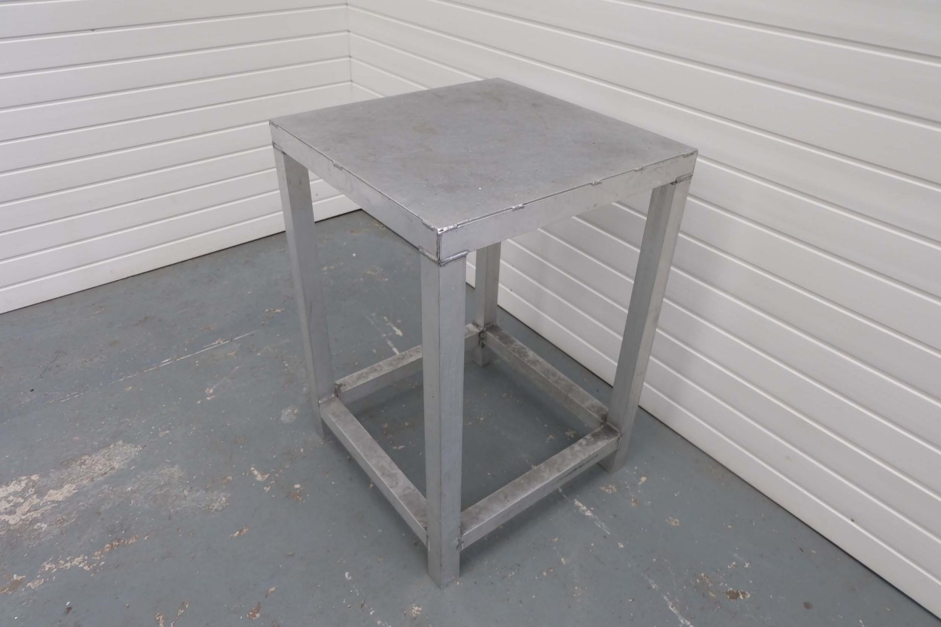 Aluminium Workbench With Aluminium Top. 24" X 24" x 53" High. - Image 2 of 3