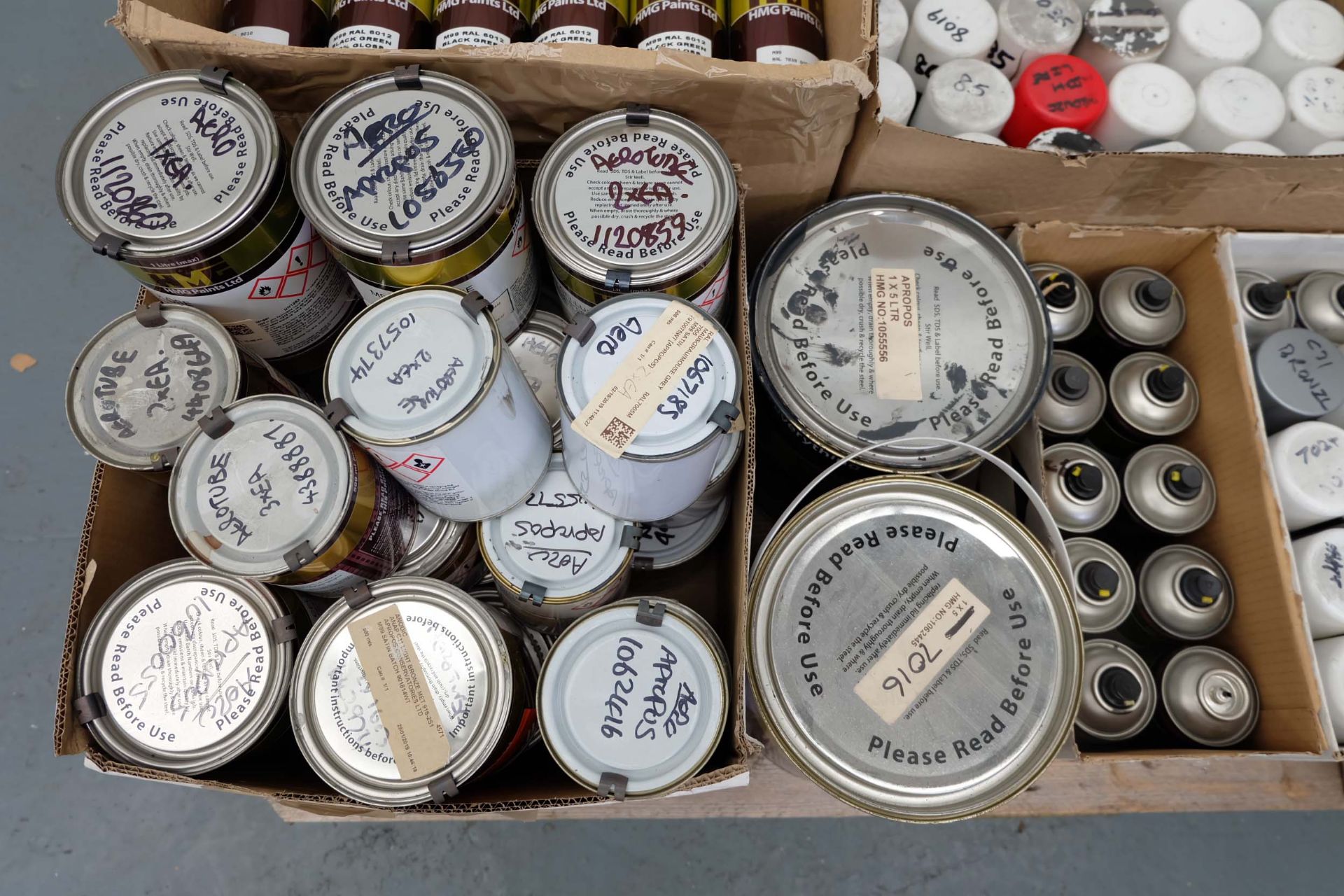 Quantity of Miscellaneous Coloured Tins of Paint & Spray Paint - Image 2 of 4