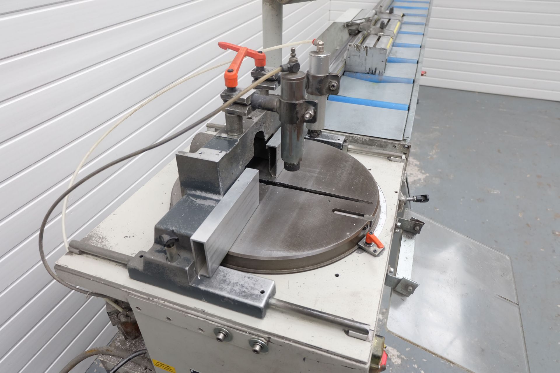 Elumatec Model TS 161/21 Table Saw with Pneumatic Clamping. - Image 4 of 12