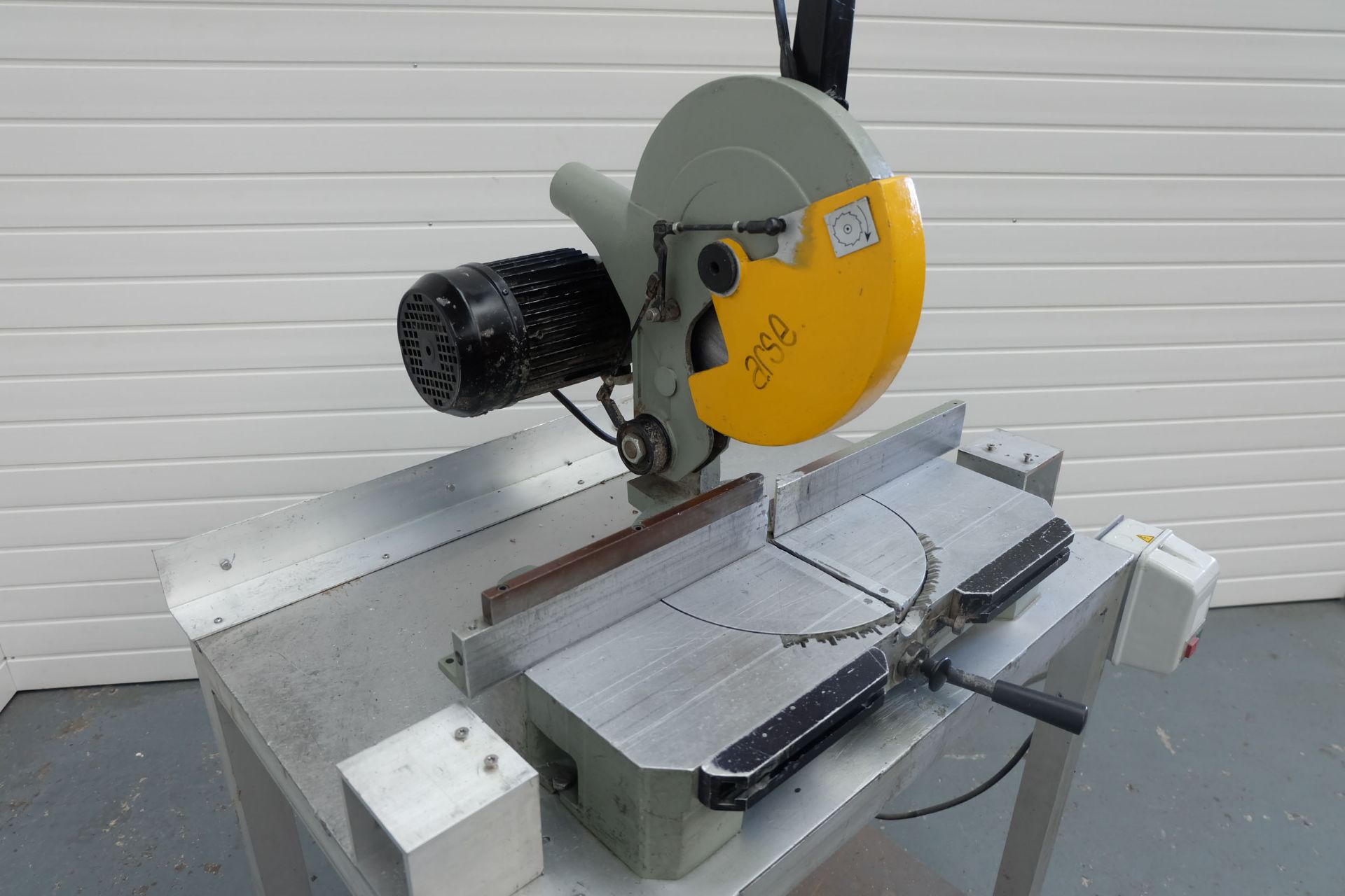 Emmegi Model 300 A Bench Top Aluminium Pull Down Chop Saw. - Image 3 of 7