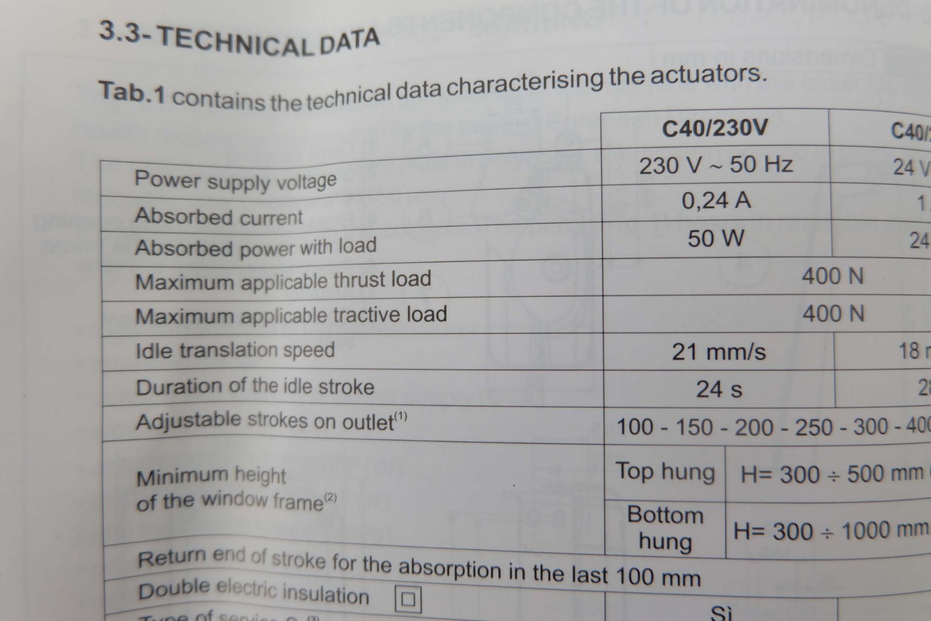 Topp Model C40 Chain Activator for Window Automation 230V-50W. Adjustable Stroke 100-500mm. - Image 5 of 8