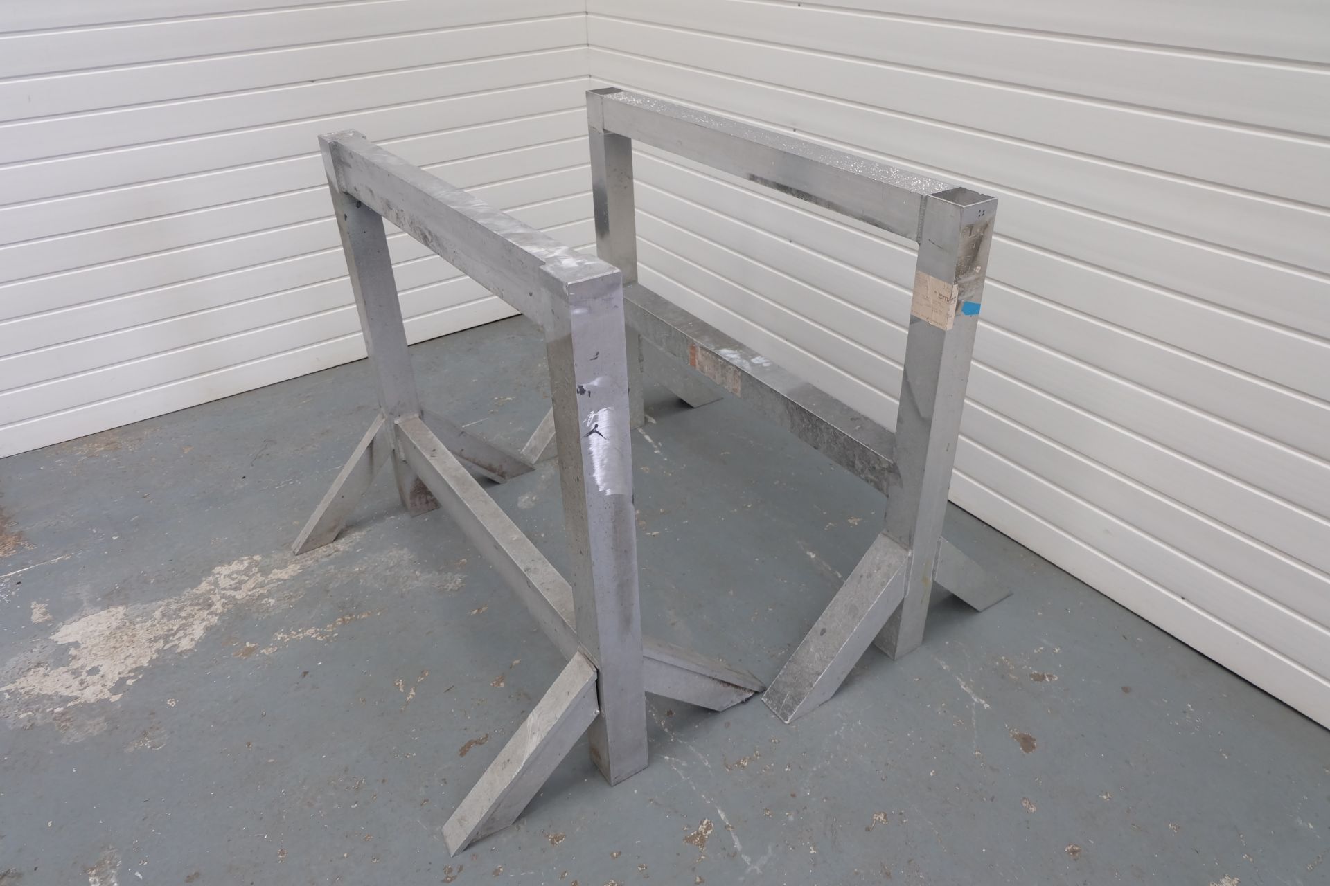 2 x Aluminium Stands. Size 1150mm & 1050mm x 920mm High. - Image 2 of 3