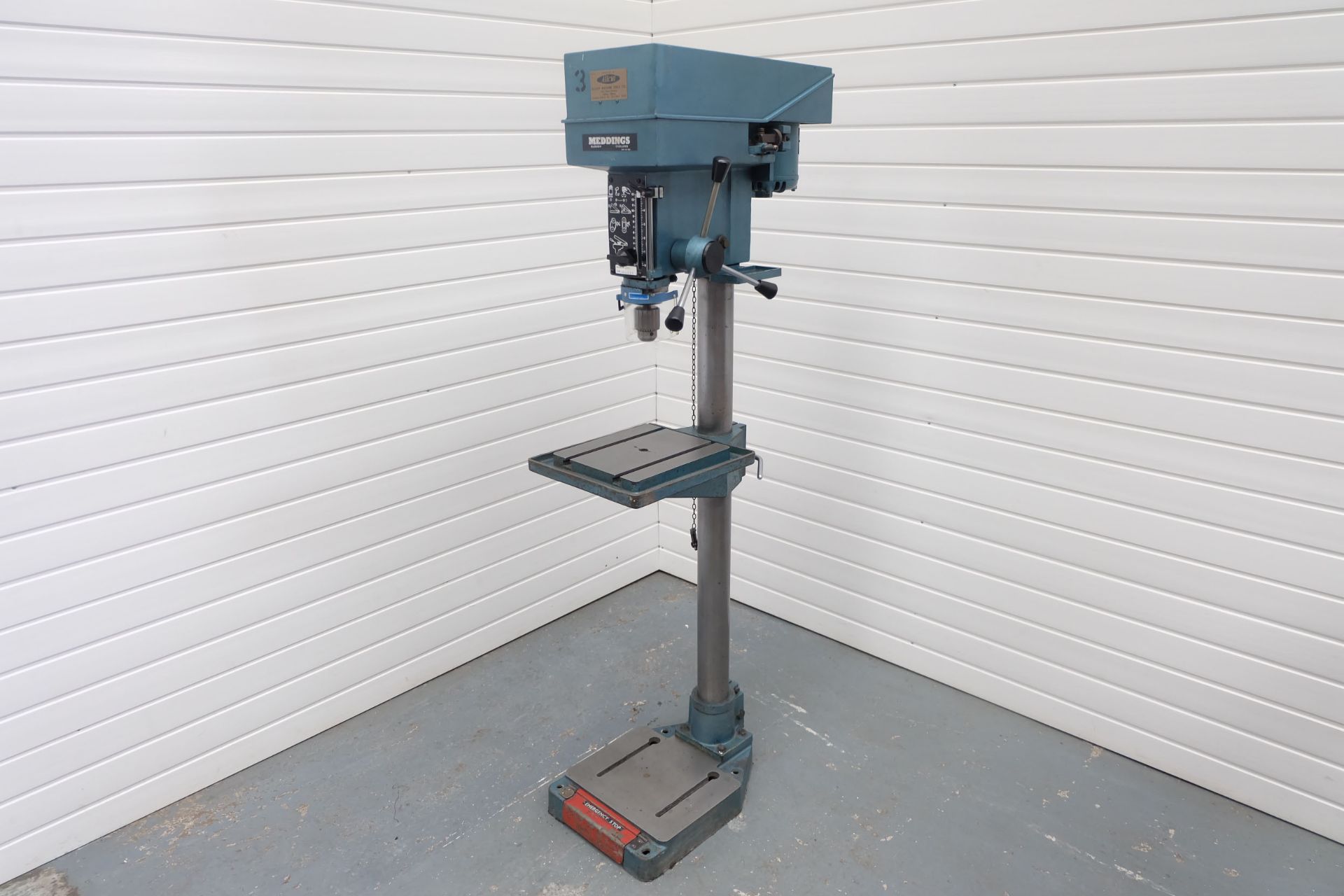 Meddings Type MF4/3 FS Floor Standing Pillar Drill.