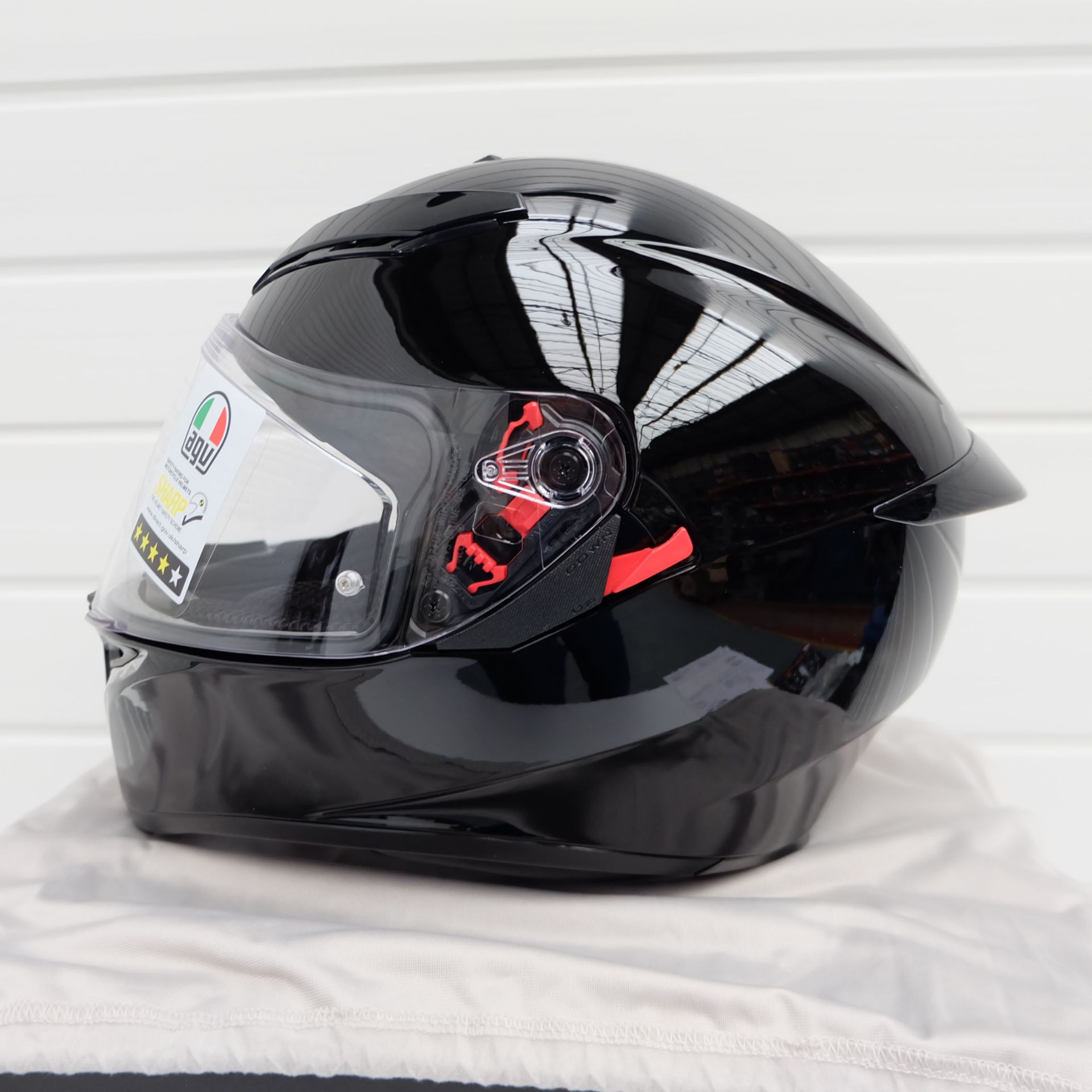 AGV K3 SV-S Full Face Helmet Black Size Small - Image 5 of 14